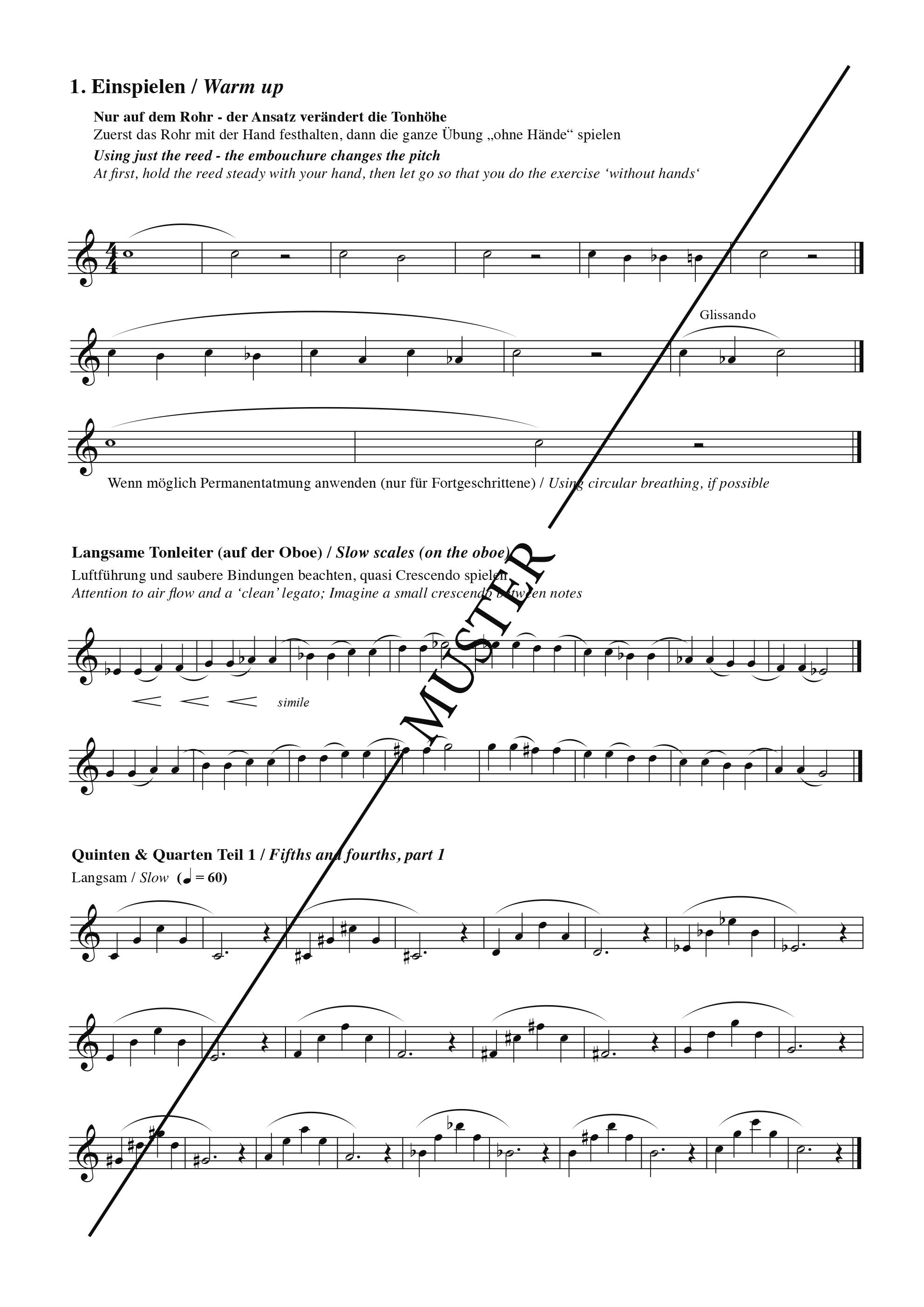 Exercise book for Oboe KONIKOS Andreas Mendel