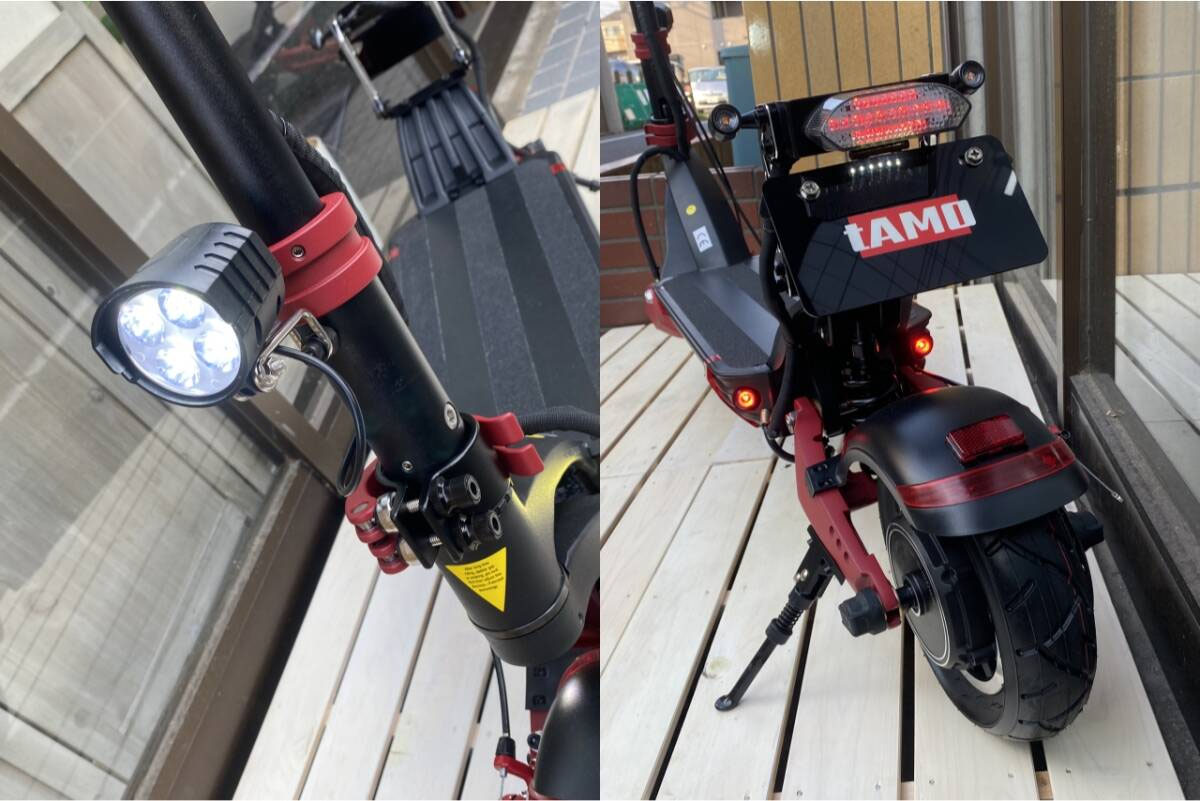 T10DUAL 原付2種登録済み T10DUAL（52V 500W×2） - e-SCOOTER SHOP tAMO 原付登録で公道走行可能