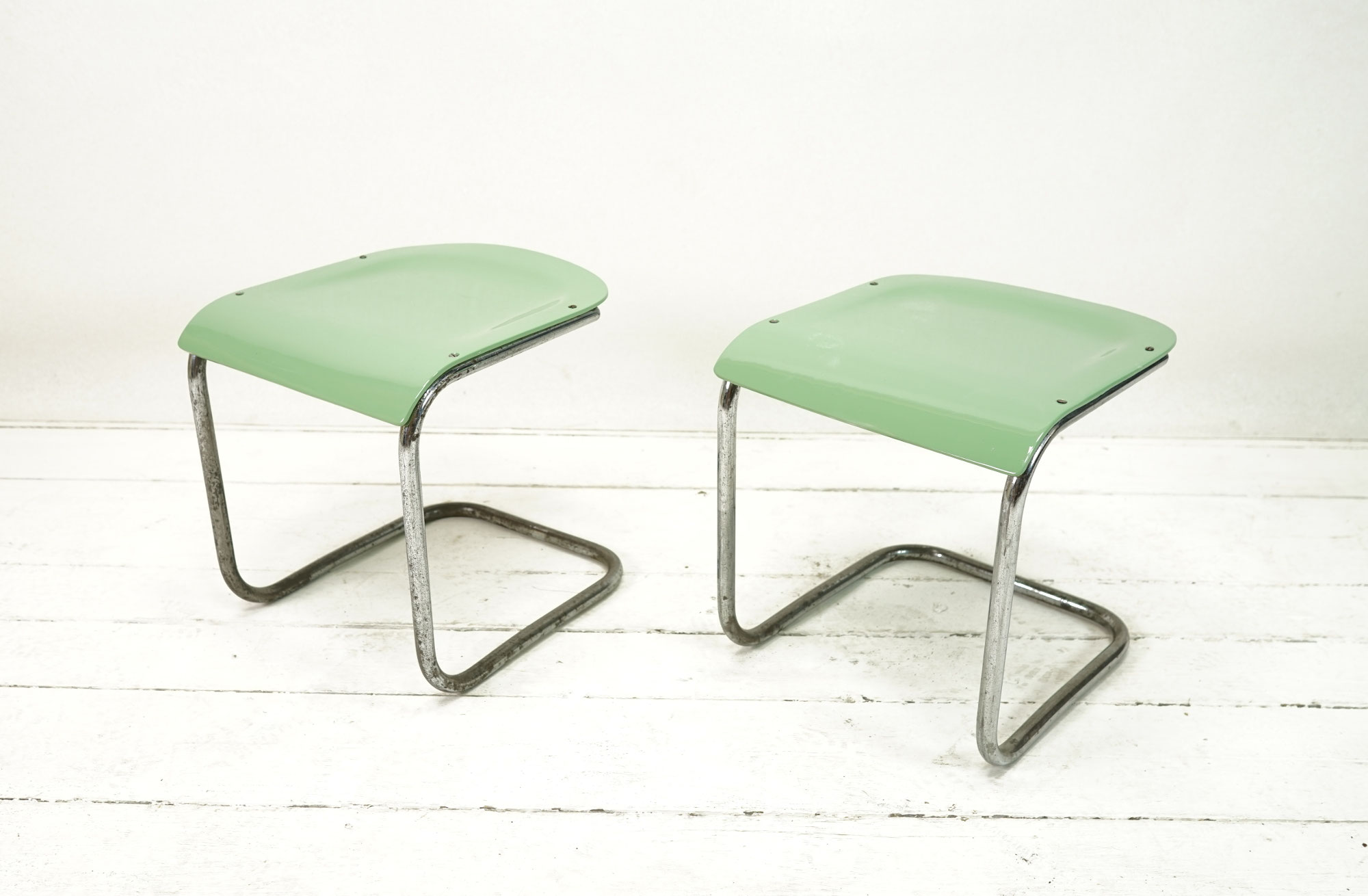 Bauhaus Freischwinger Hocker Kundenwunsch Originale Bauhaus