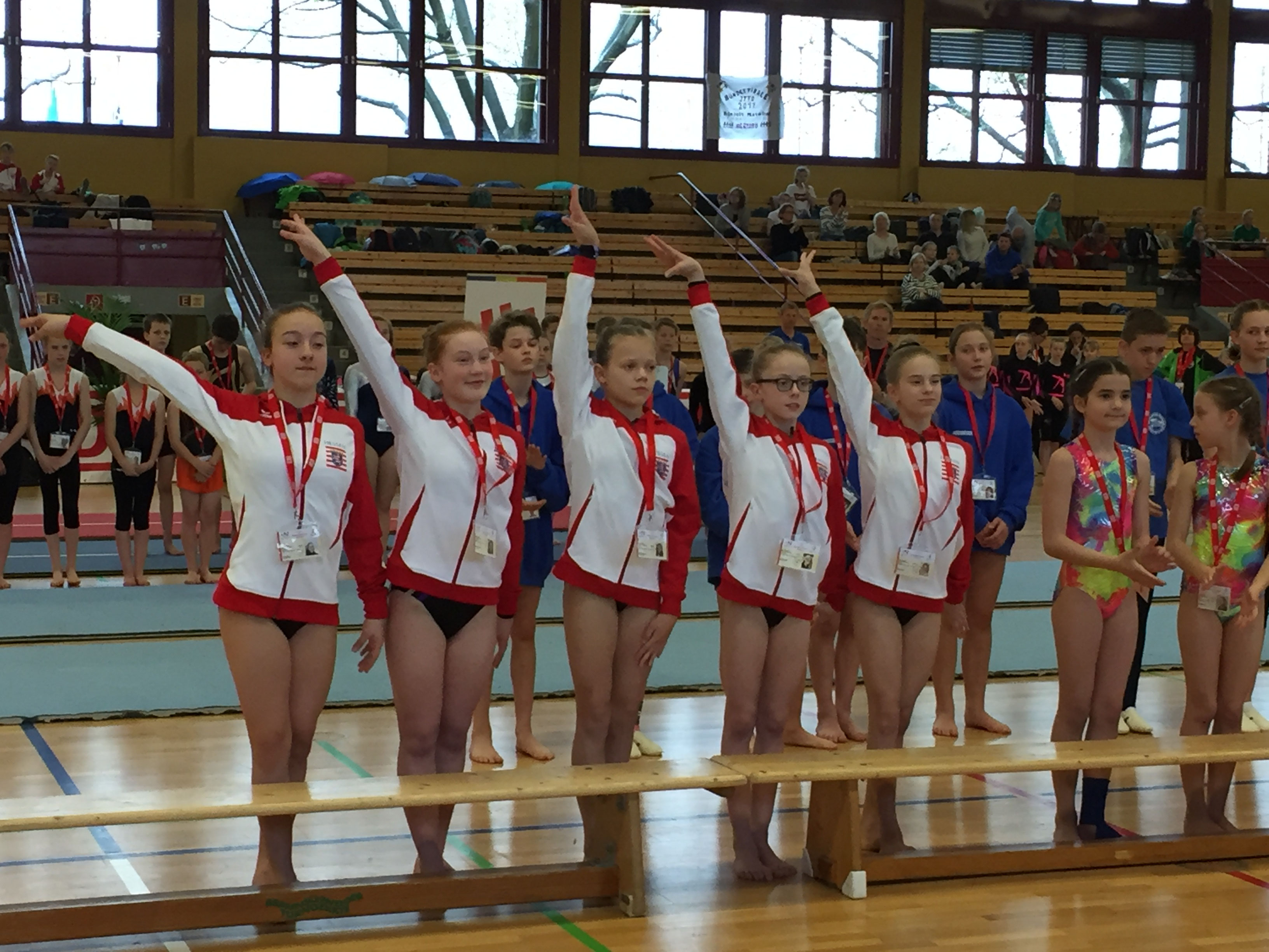 Mädchen Bundessieger bei Jugend trainiert für Olympia Goethe