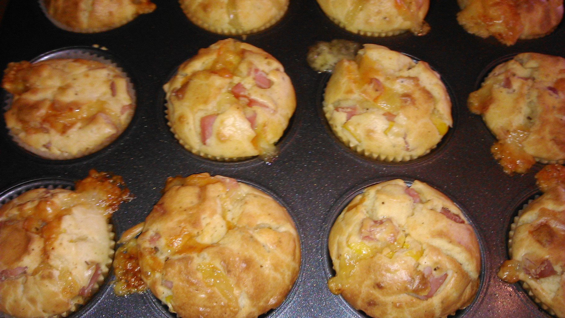 Scharfe-Frischkäse-Muffins - Mit Leidenschaft gesund und scharf kochen