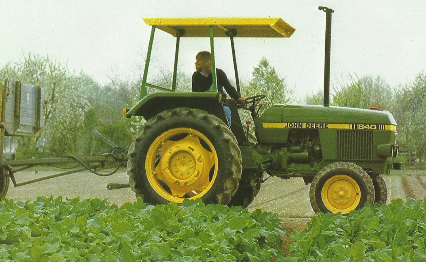 John Deere 3140 Traktor Schlepper Prospekt 1985 