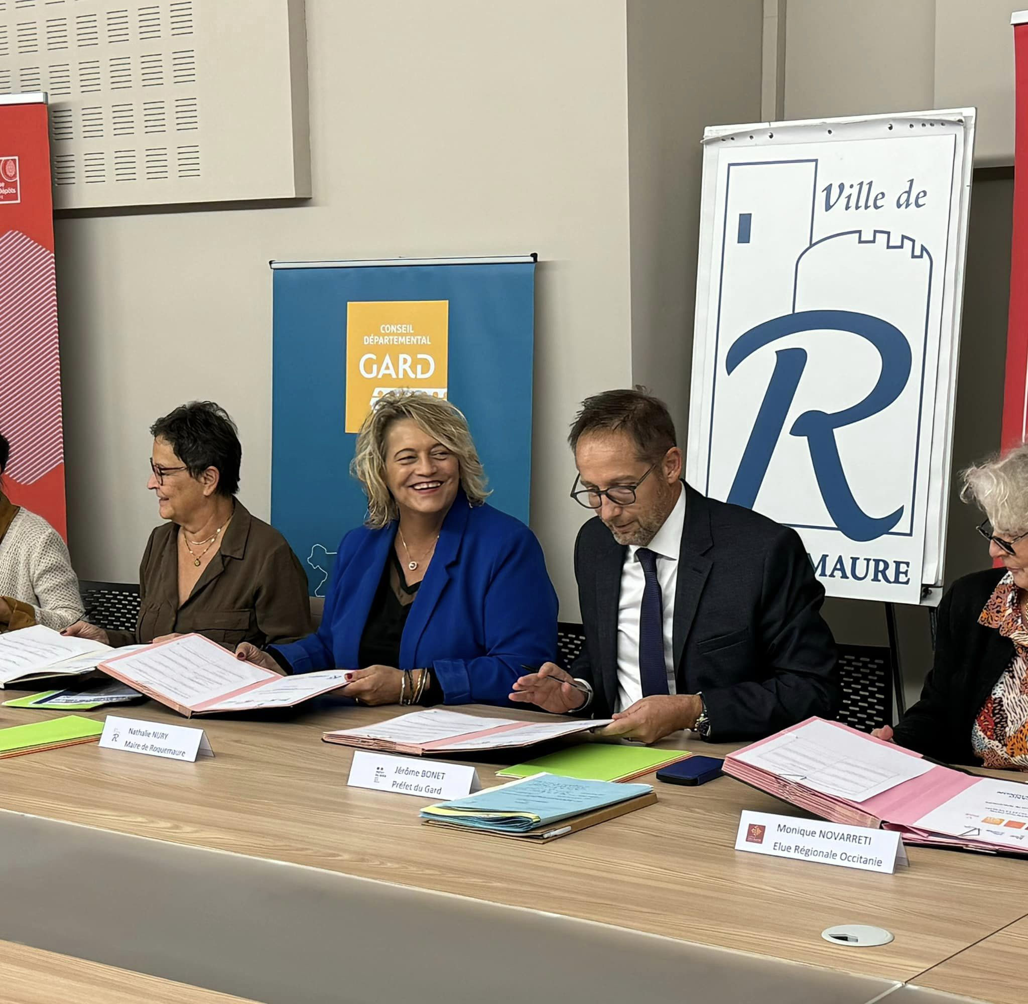 Visites de la Préfète du Gard et du Sous Préfet Site de la Ville de