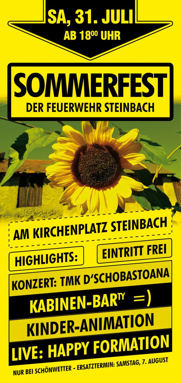 Sommerfest der FF Steinbach - Freiwillige Feuerwehr Steinbach am Attersee