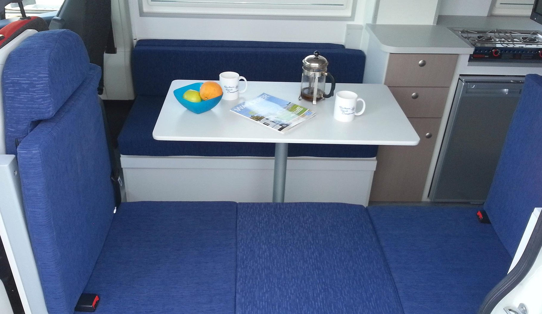 B Class motorhomes sleep and travel 4 people Southern Spirit