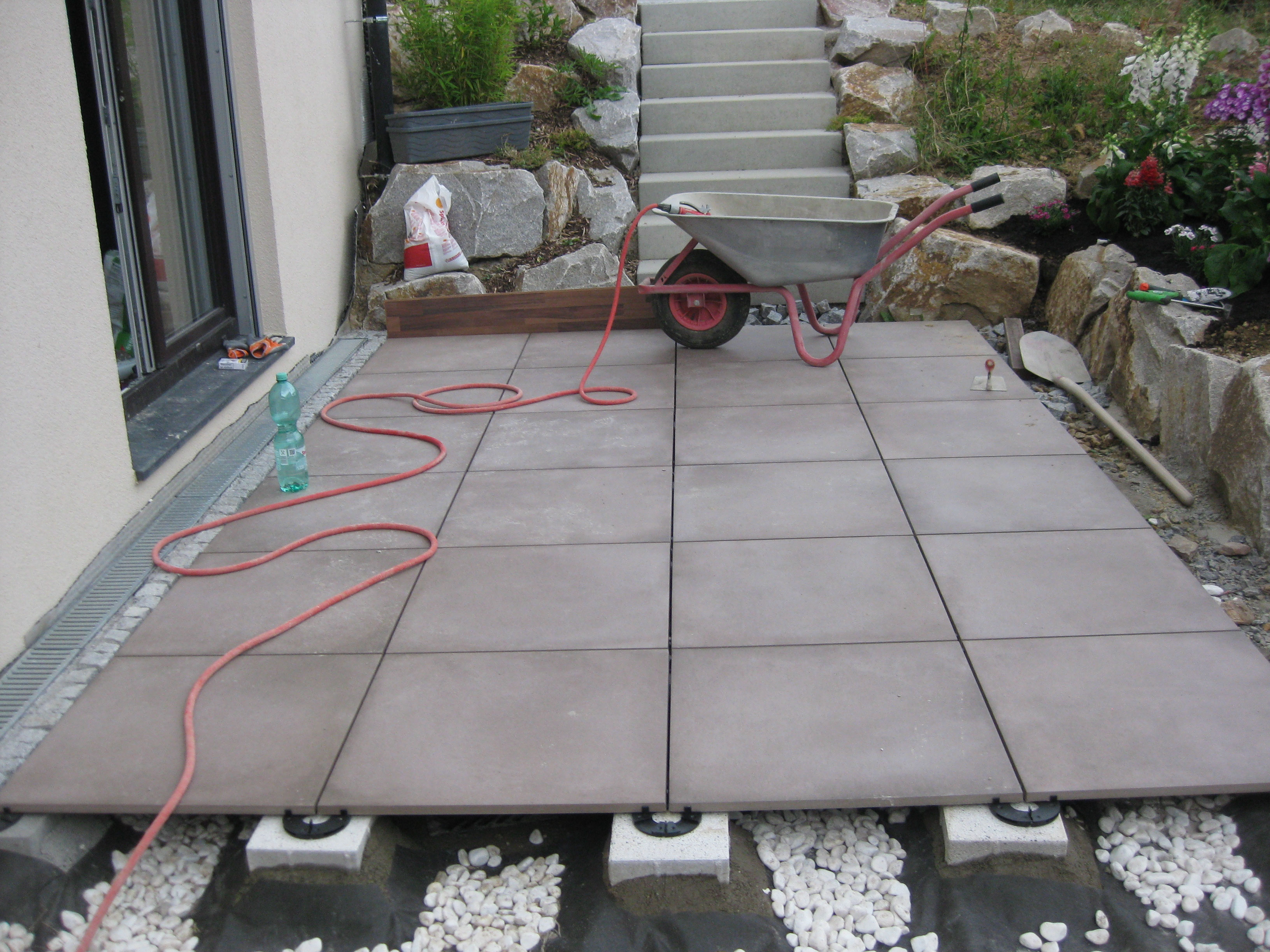 Terrasse wächst - Unser Weg zum Haus