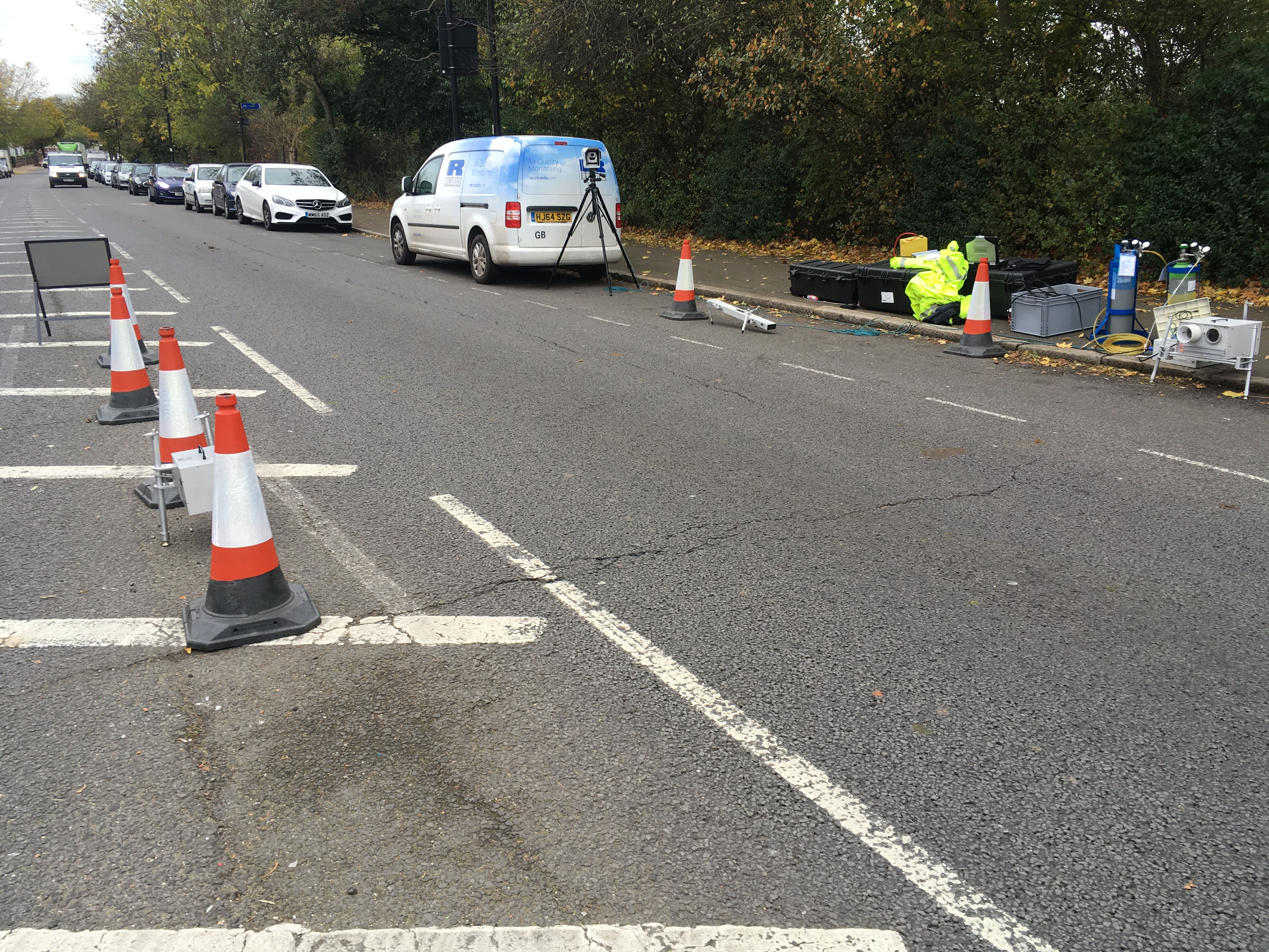 Onroad remote sensing measurements of air pollutant exhaust emissions