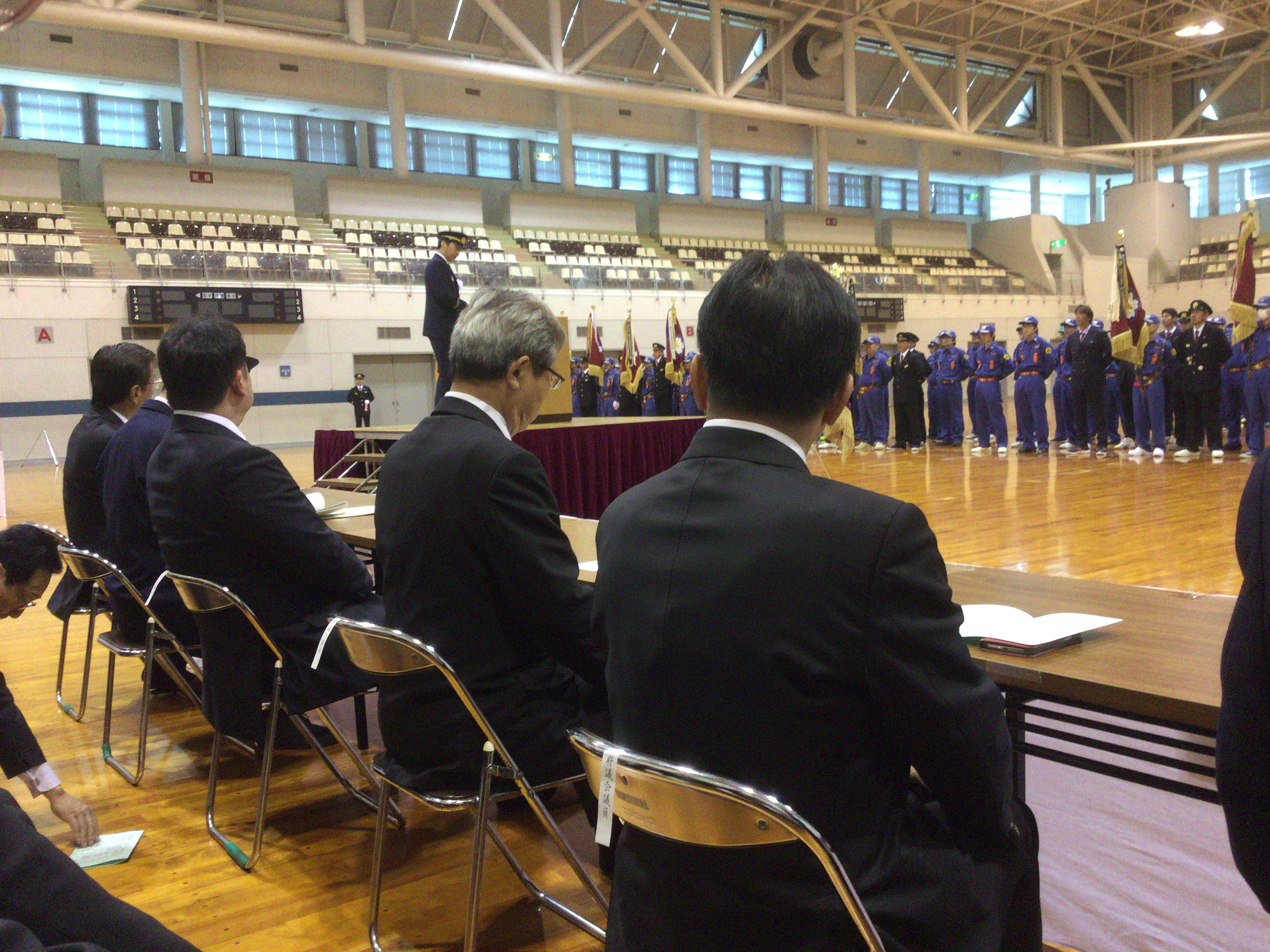 平成30年度 亀岡市消防団入退団式