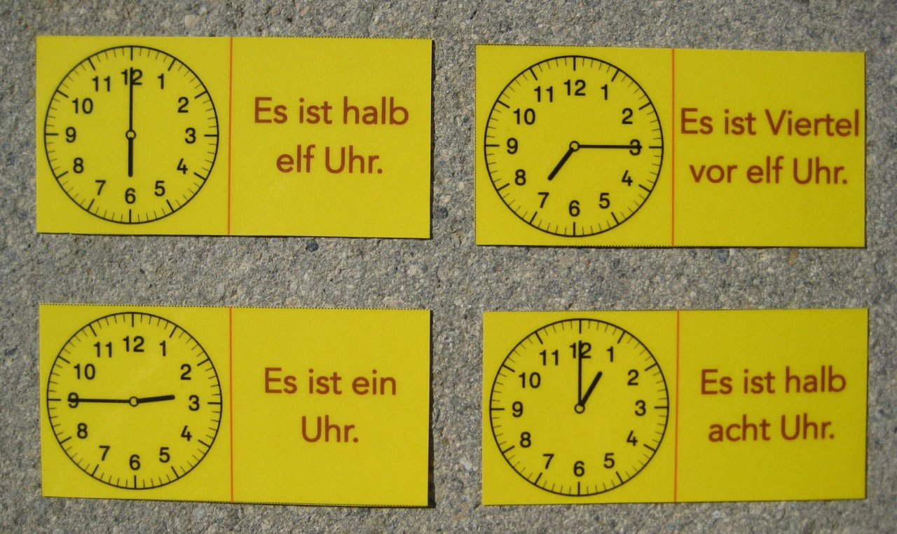 Uhrzeit Lernen mit Herz