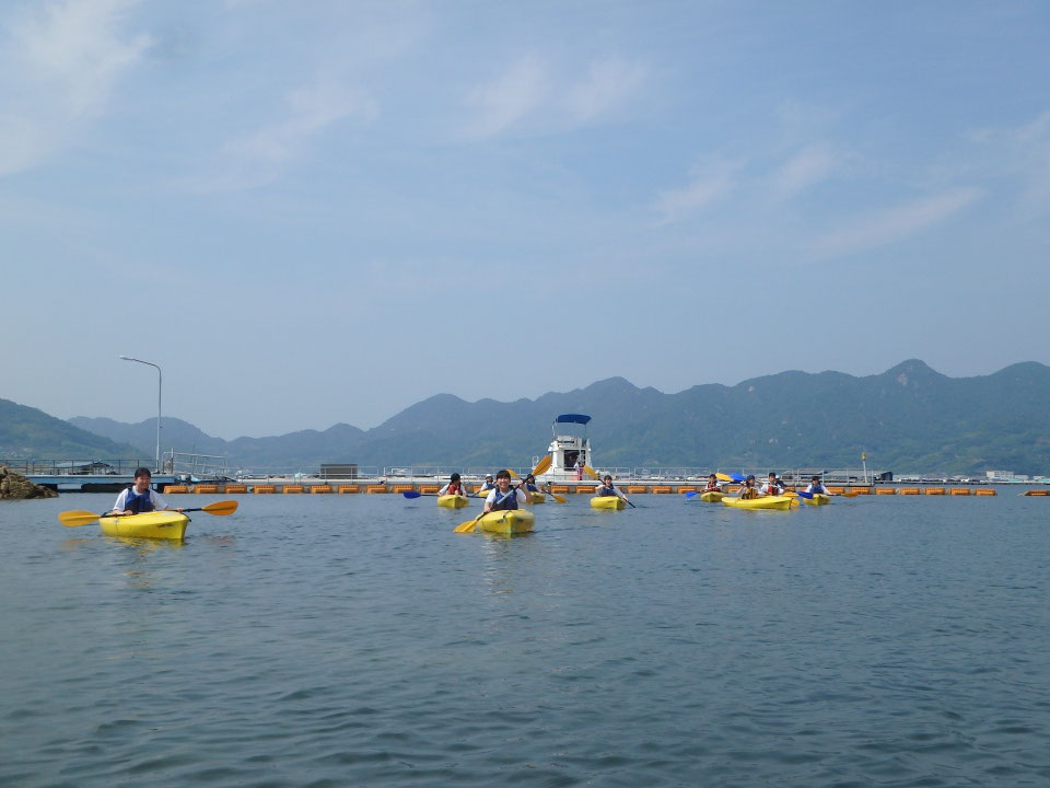 カヌー体験：大阪市立中野中学校17名
