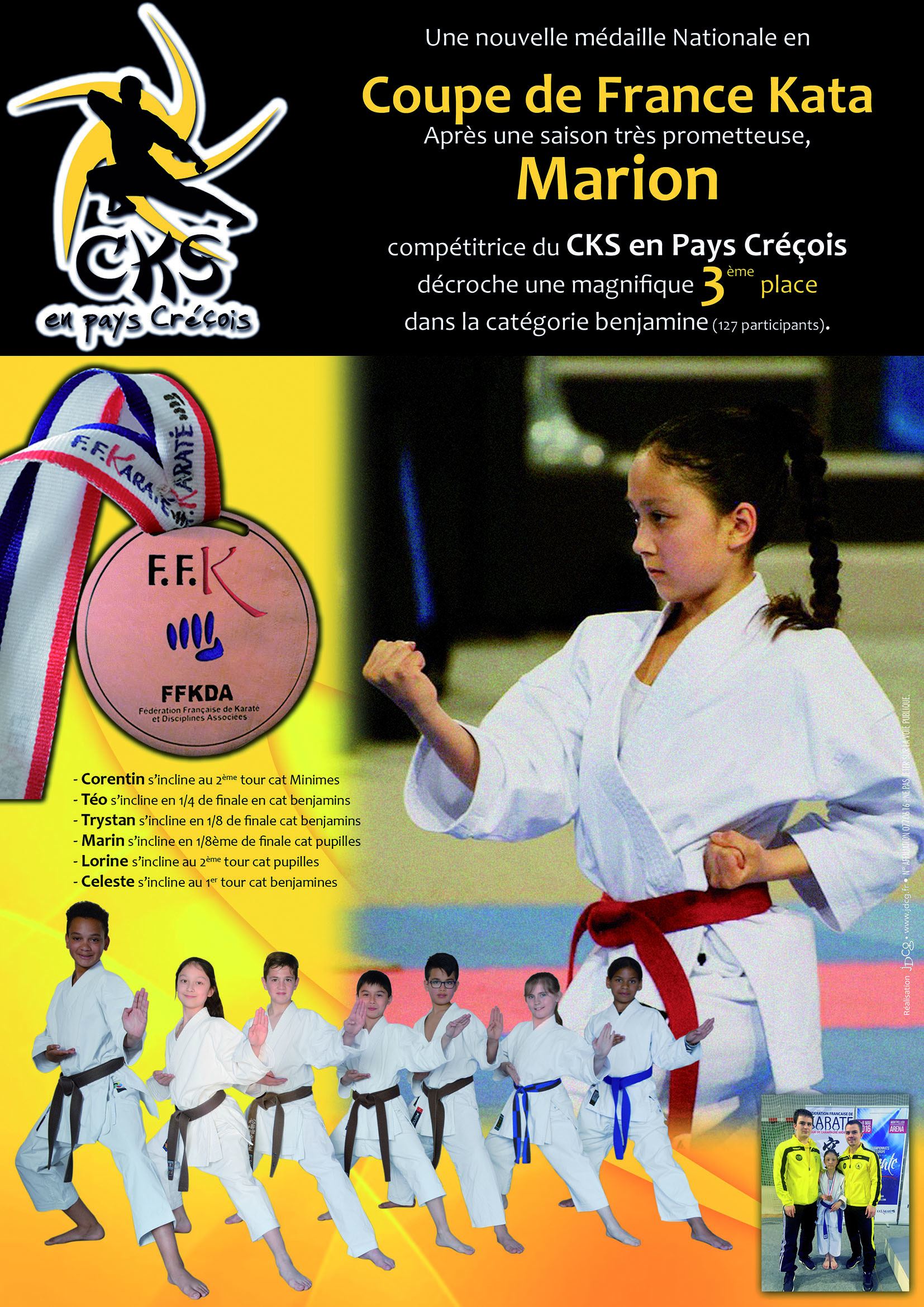 Coupe De France Pupilles Benjamins Kata Cks
