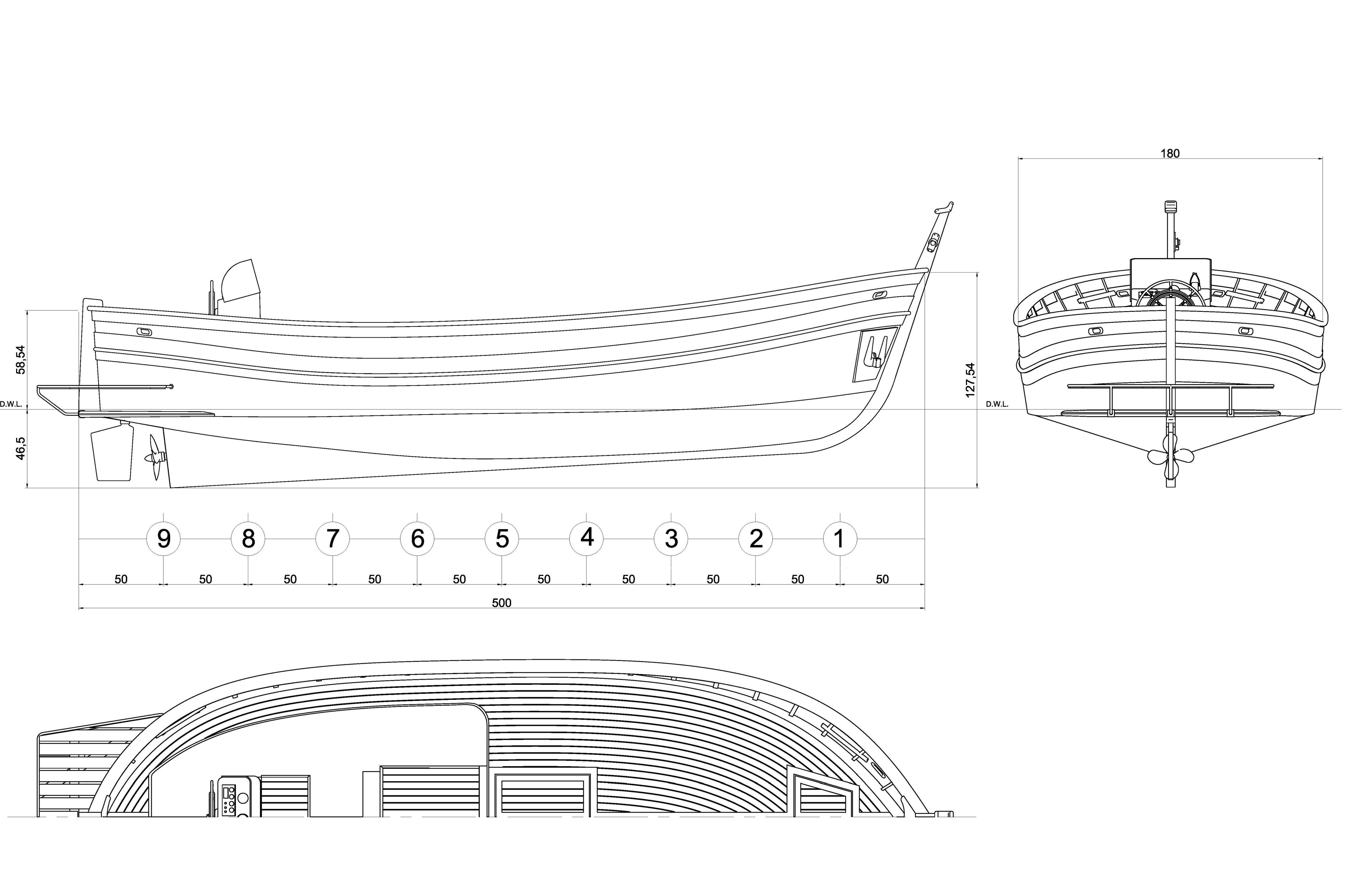Gozzo Planante Santa Margherita Modellismo Navale Antonio Uboldi Milano
