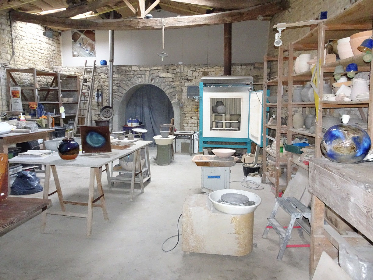 L'atelier de poterie - Gîte de la poterie à Celles-sur-Belle en Deux-Sèvres