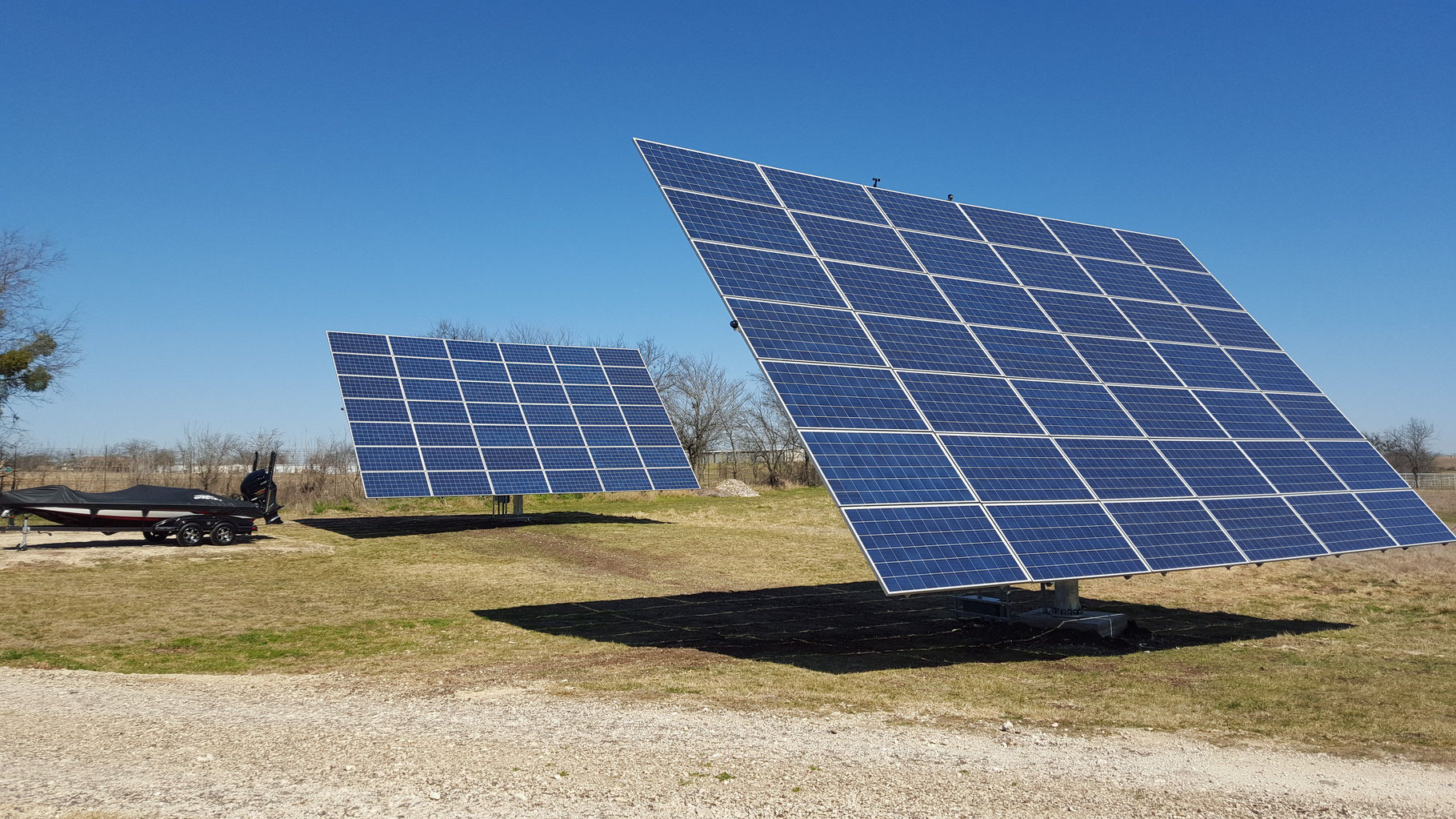2 Axis Trackers The Ultimate In Solar Energy For Your Ranch Or Estate Home Pv Panels And Solar Power For Central Texas