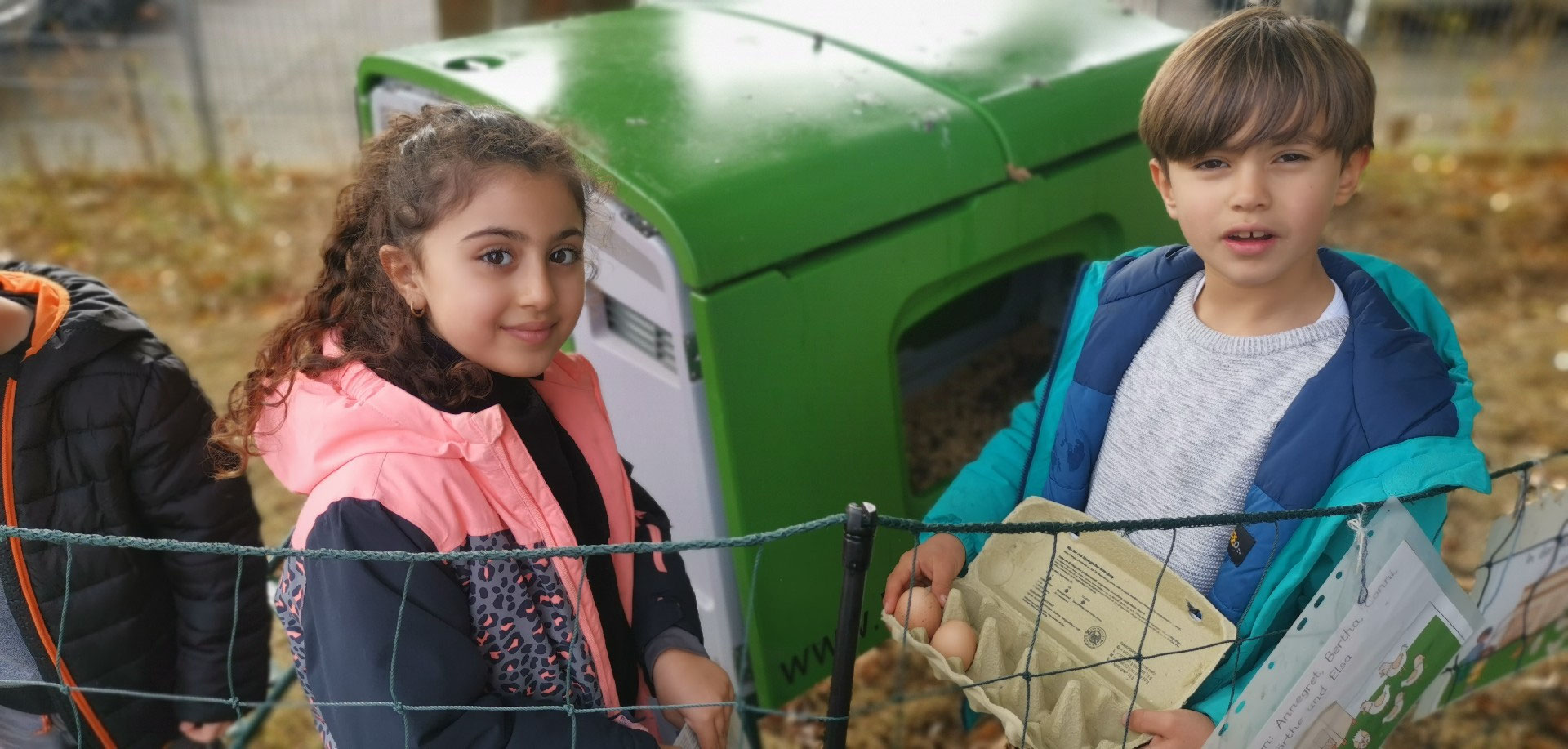 Die fünf Hühner im Schulgarten ein jahrgangsübergreifendes