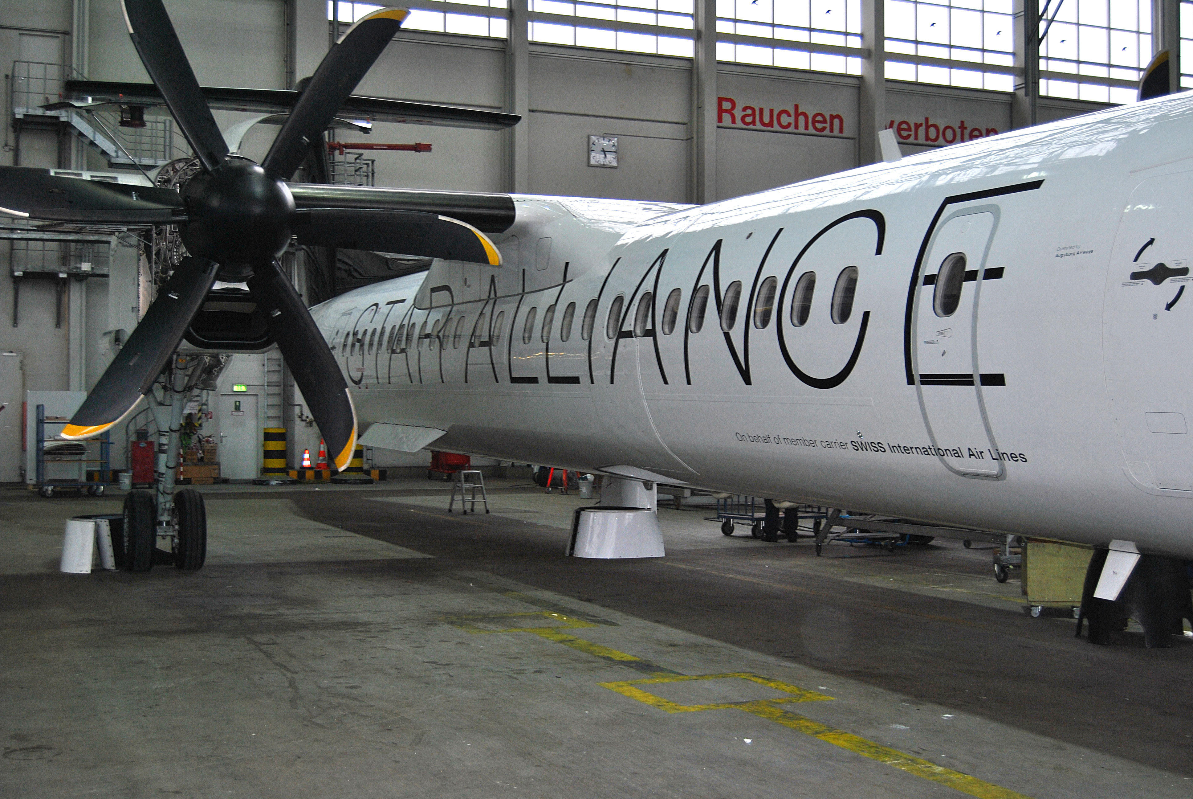 Augsburg Airways Star Alliance Abc Aircraft Branding Augsburg Airways Star Alliance Abc Aircraft Branding