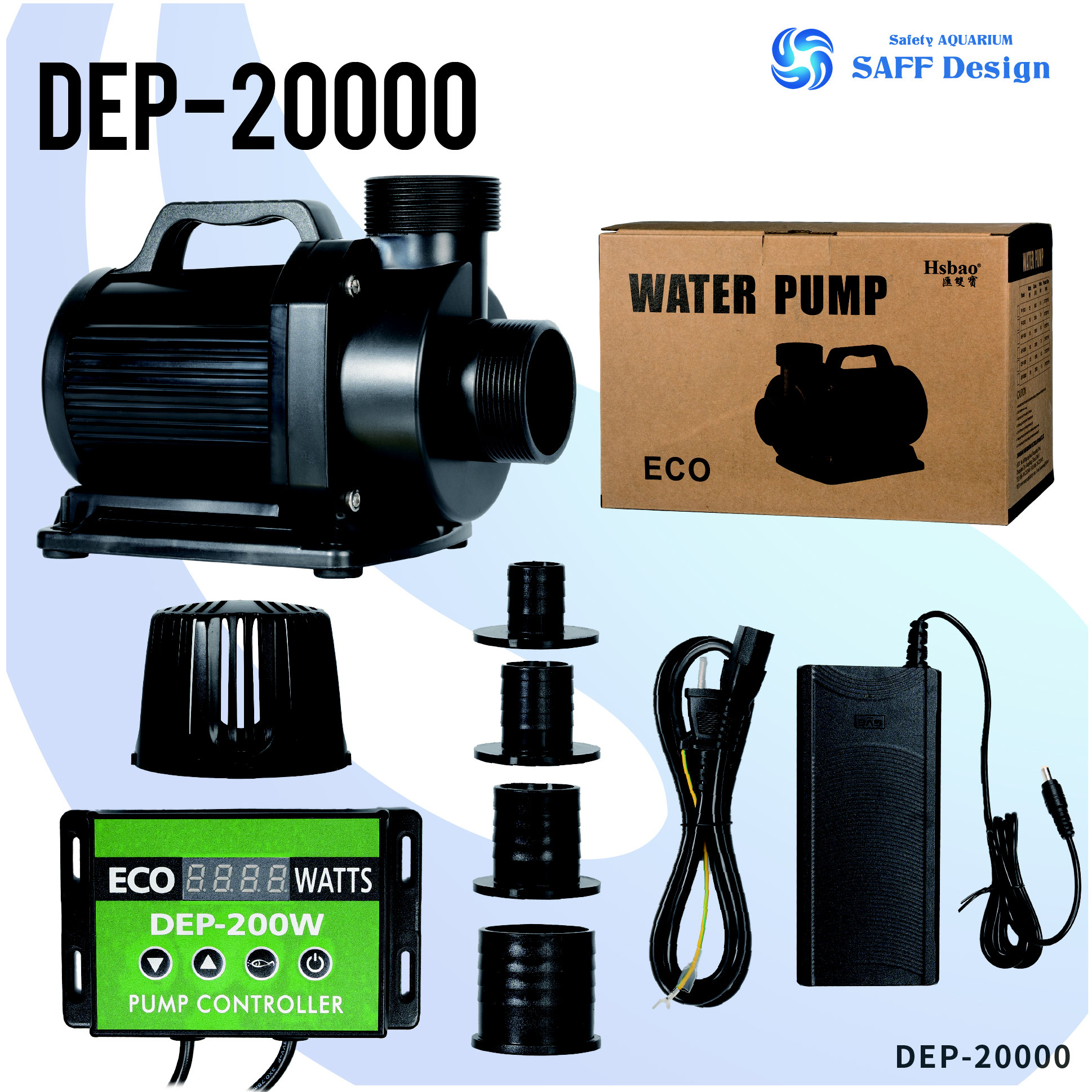 DEP-20000 - saff design サフデザイン hsbao 背面濾過 水槽フランジ