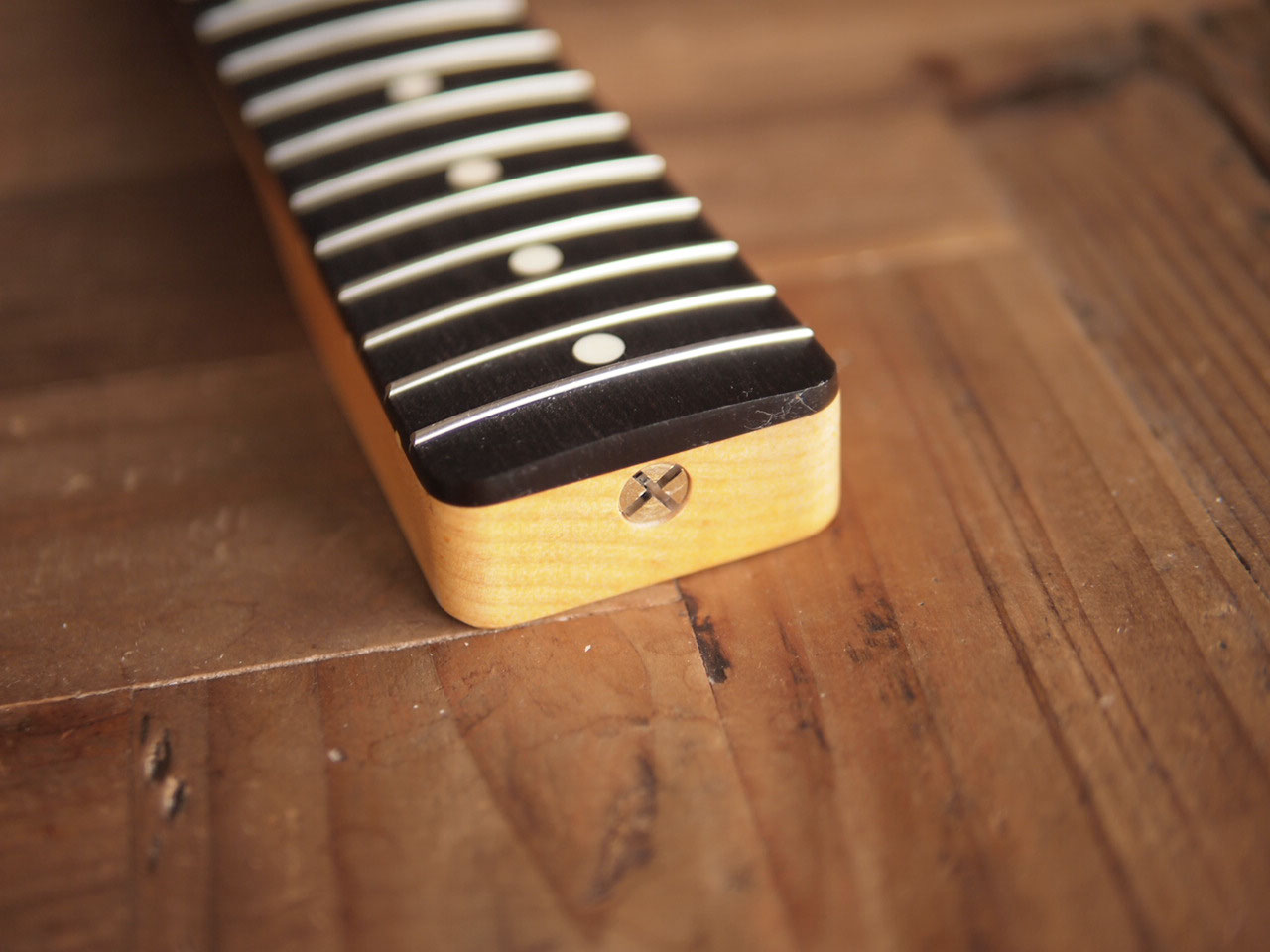 ALLPARTS - TELE Neck - Maple/Ebony - Relic - SPOON - MJT
