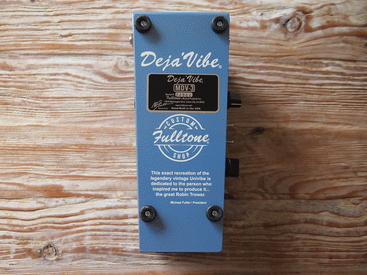 Fulltone Deja Vibe MDV-1 フルトーン Mini-Deja'Vibe mkII
