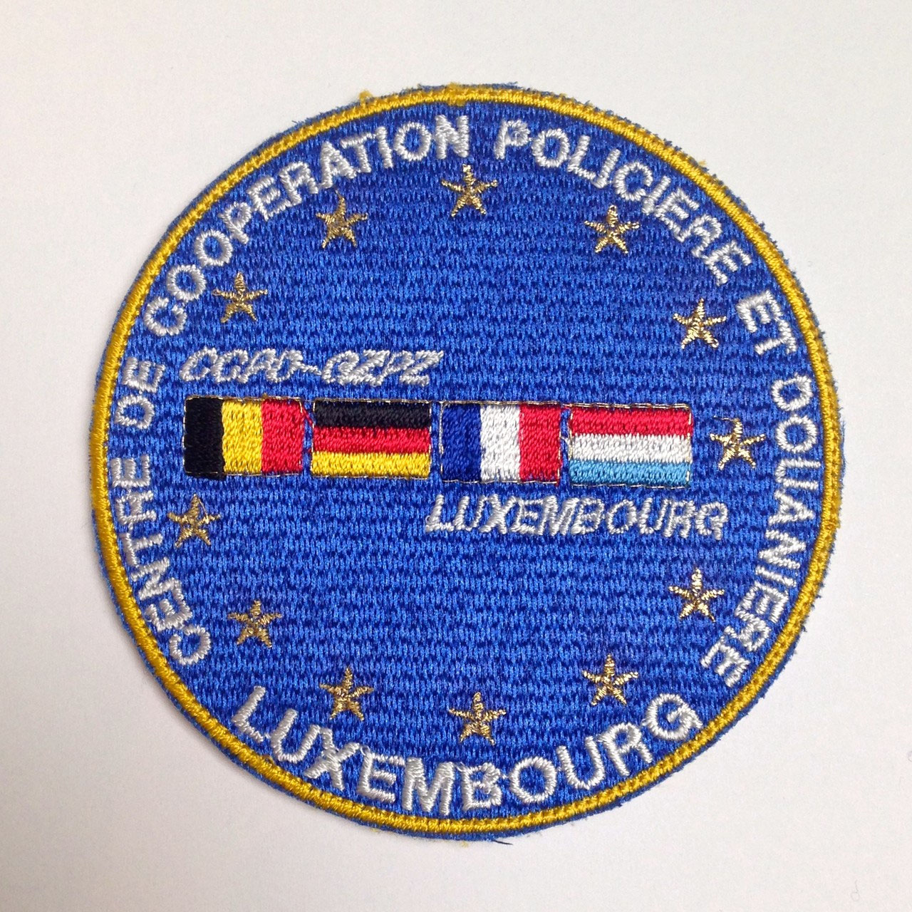 Copytec INTERPOL Patch - Internationale Kriminalpolizeiliche Organisation ICPO Aufnäher 65x75mm