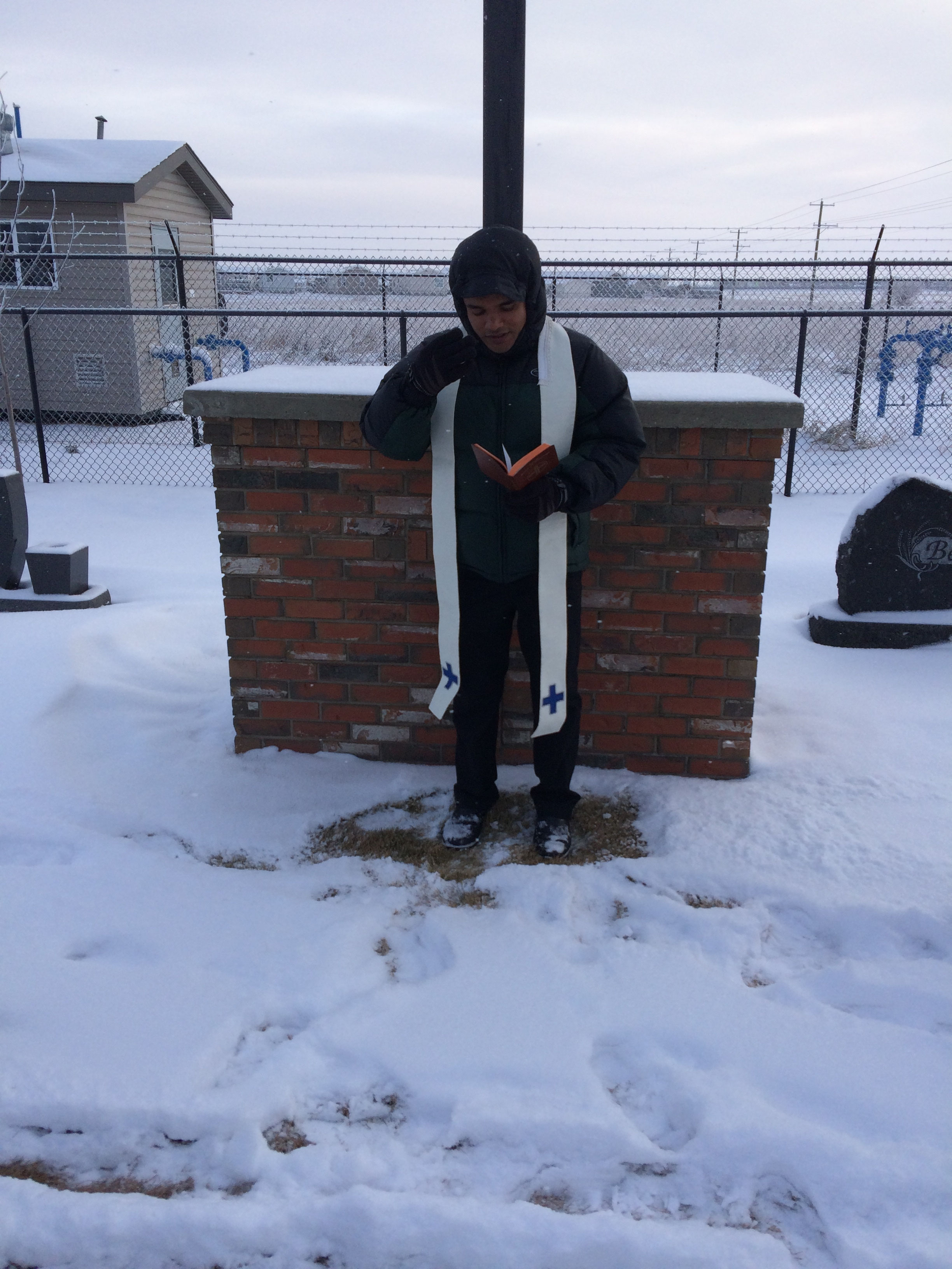 Cemetery Blessing November 2017 stmichaelsleduc