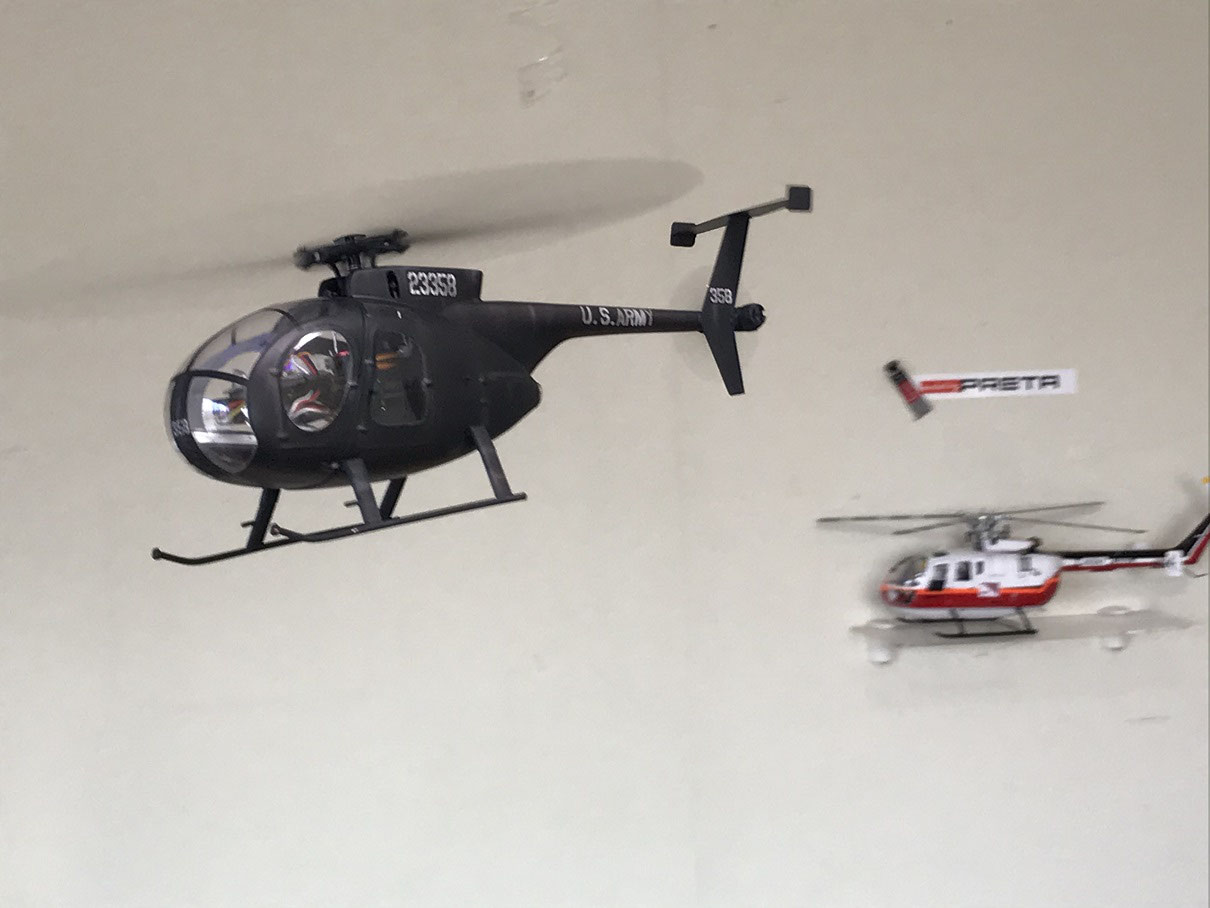 MH6 リトルバード 完成 - モデリングプレタ スケールヘリ、スロットカーの製作代行