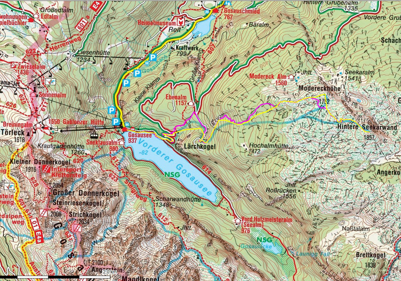Eine einsame Tour im Bereich des Gosausees - Wizi´s Bergwelt - Das Eine einsame Tour im Bereich des Gosausees - Wizi´s Bergwelt - Das