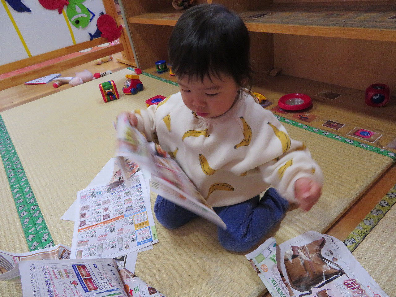 広告紙遊び ひよこ みそらこども園