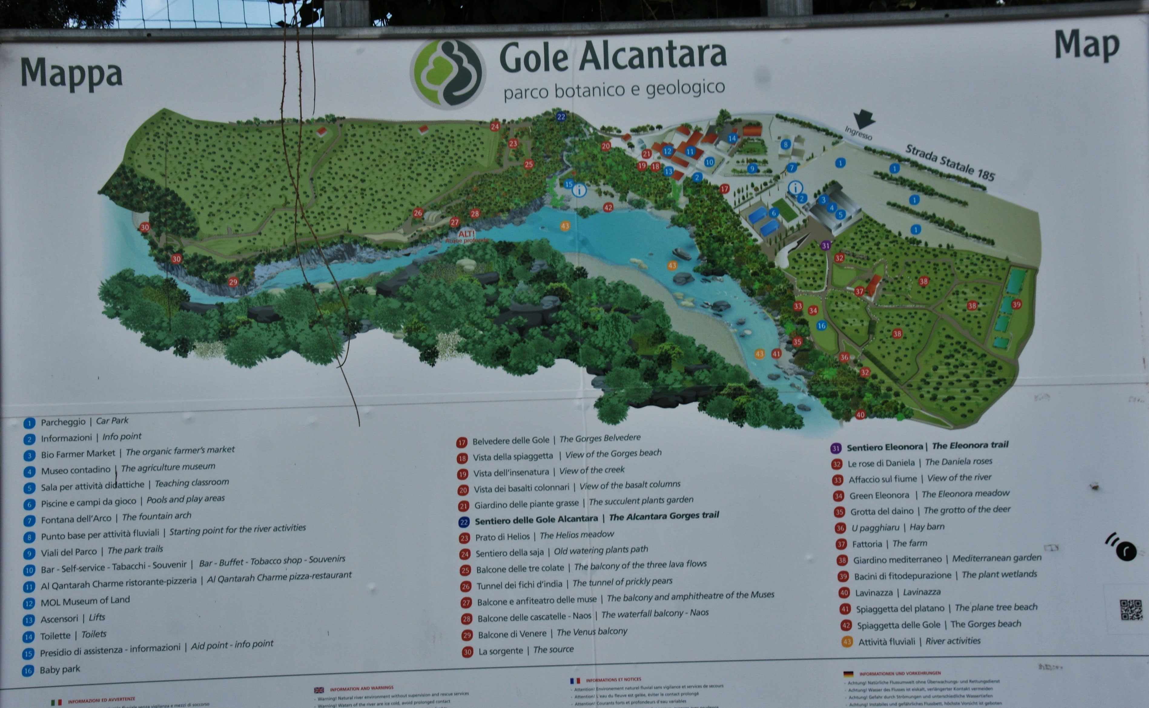 Alcantara Schluchten und Convente Cappuccini - Womo-Nomaden