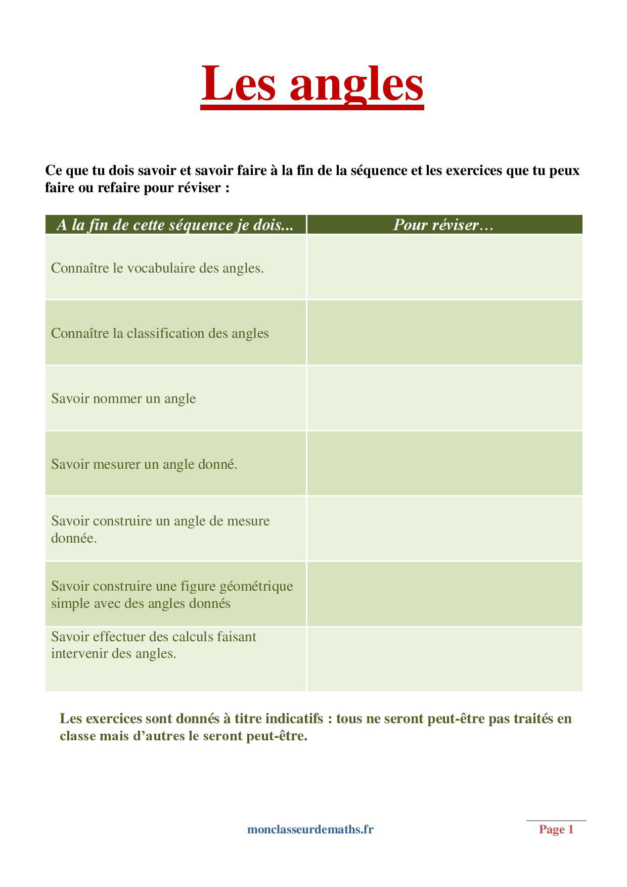 Fiches d'activité différenciées : calculer l'aire d'un triangle