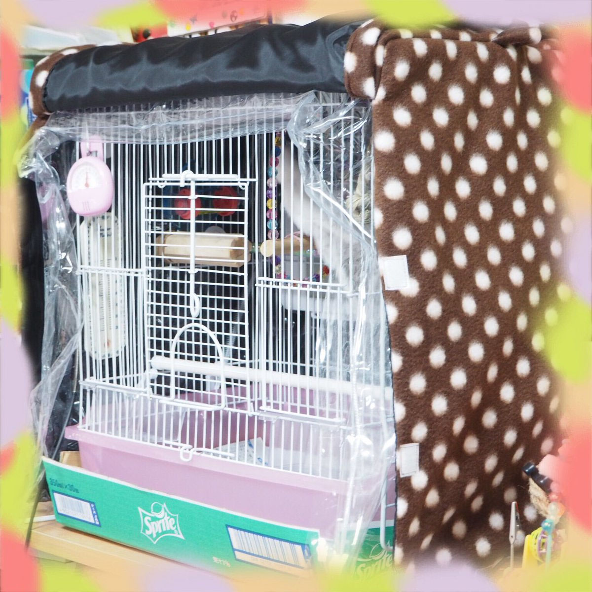 手作り ケージ カバー（鳥かごカバー 猫 ケージ カバー）評判・口コミ8
