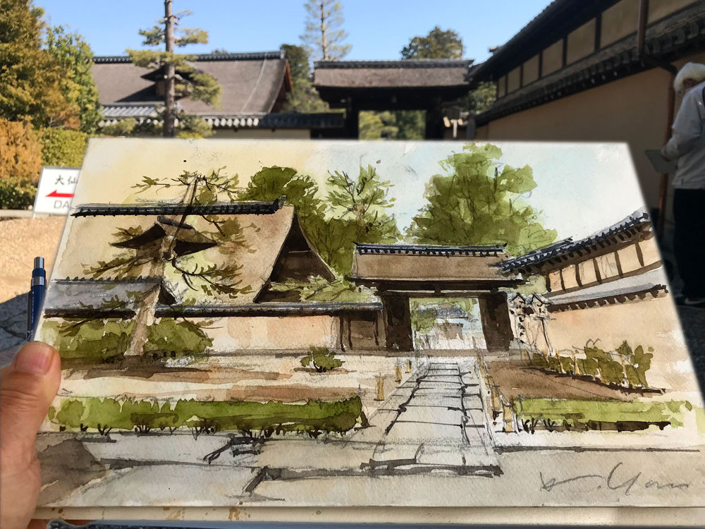 Conceptual Architecture 近代建築の水彩画 Watercolor Conceptual Architectural Renderings - Robert