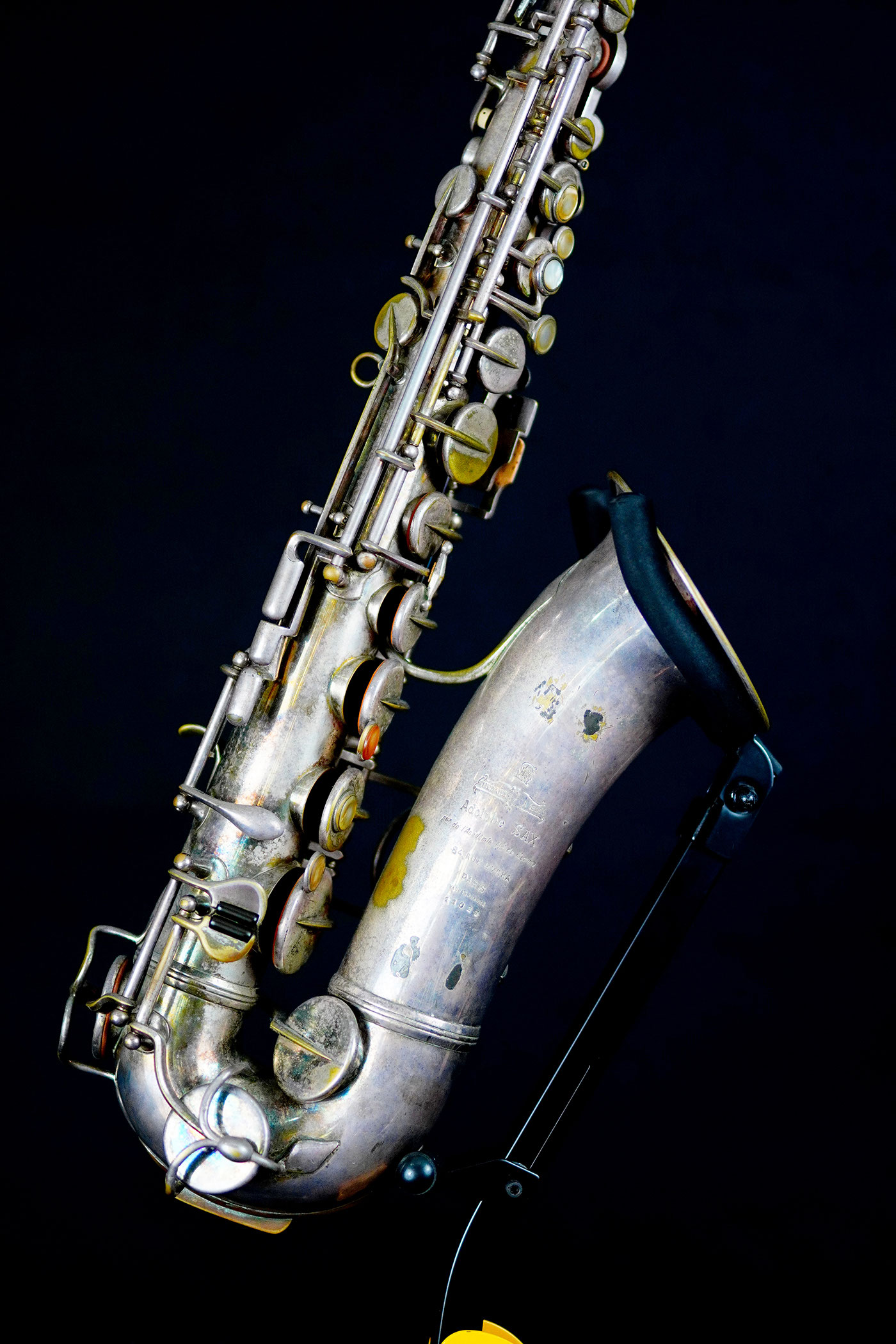 フランス購入 アンティーク ヴィンテージ風？観賞用 サックス インテリア 中古サックス ビンデージSAX販売 BRASSWORK / Alto