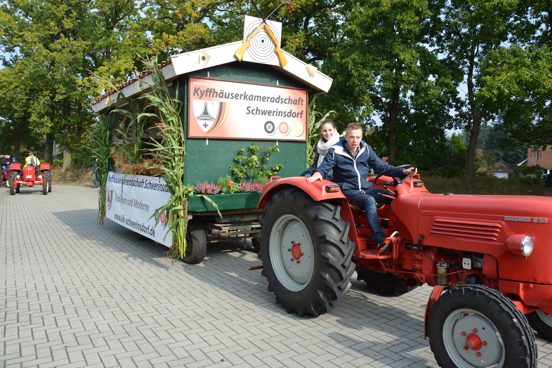Erntekorso 2015 Kyffhäuserkameradschaft Schwerinsdorf