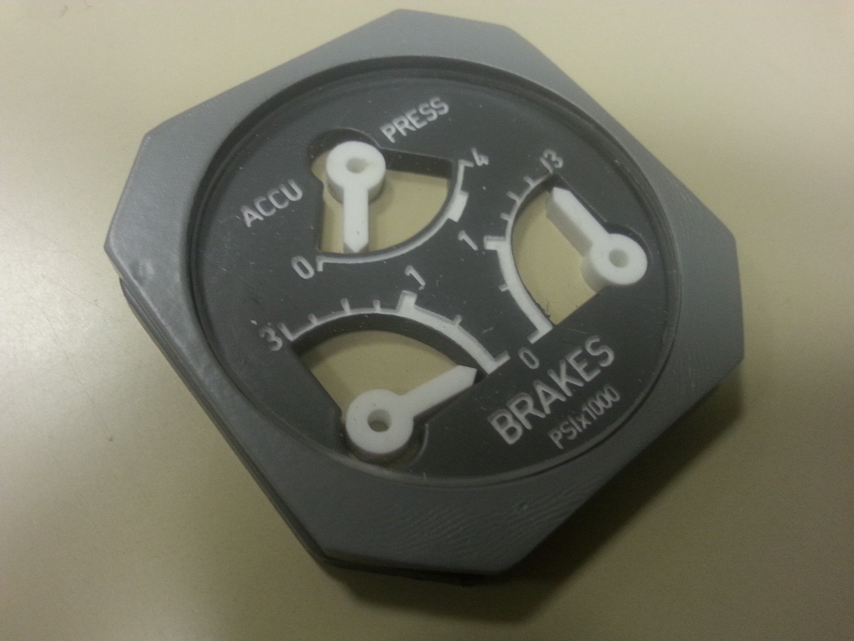 Brake Pressure Projekt Airbus A320 Cockpit