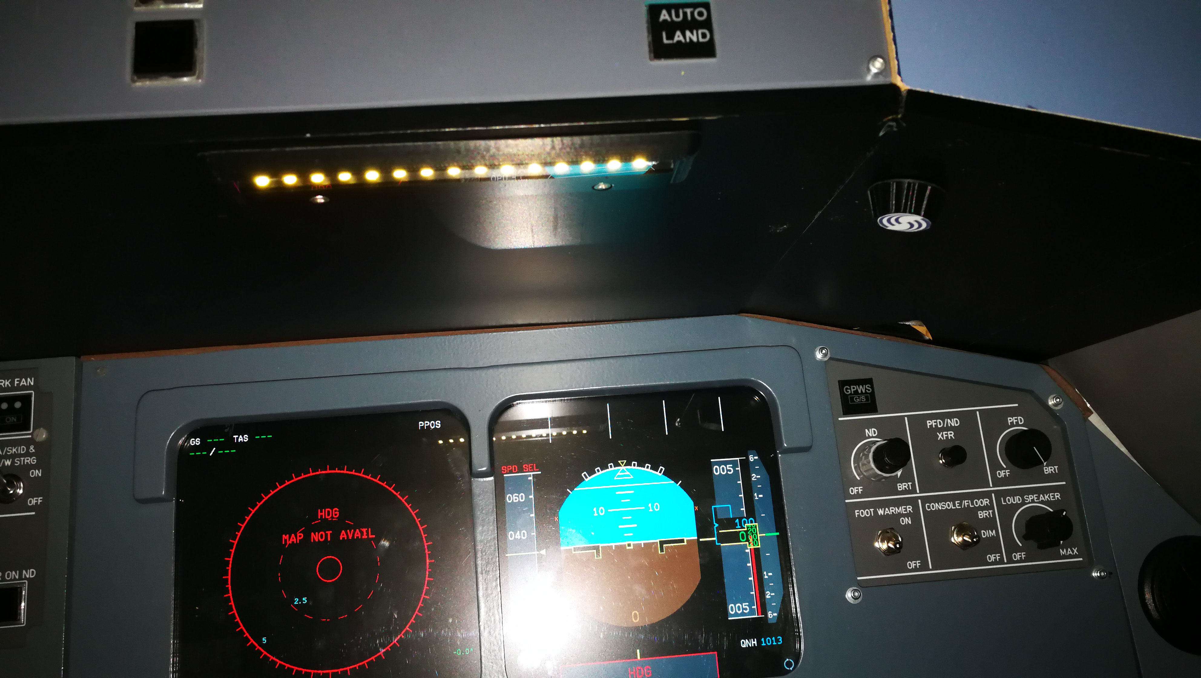 A320 Cockpit Lights
