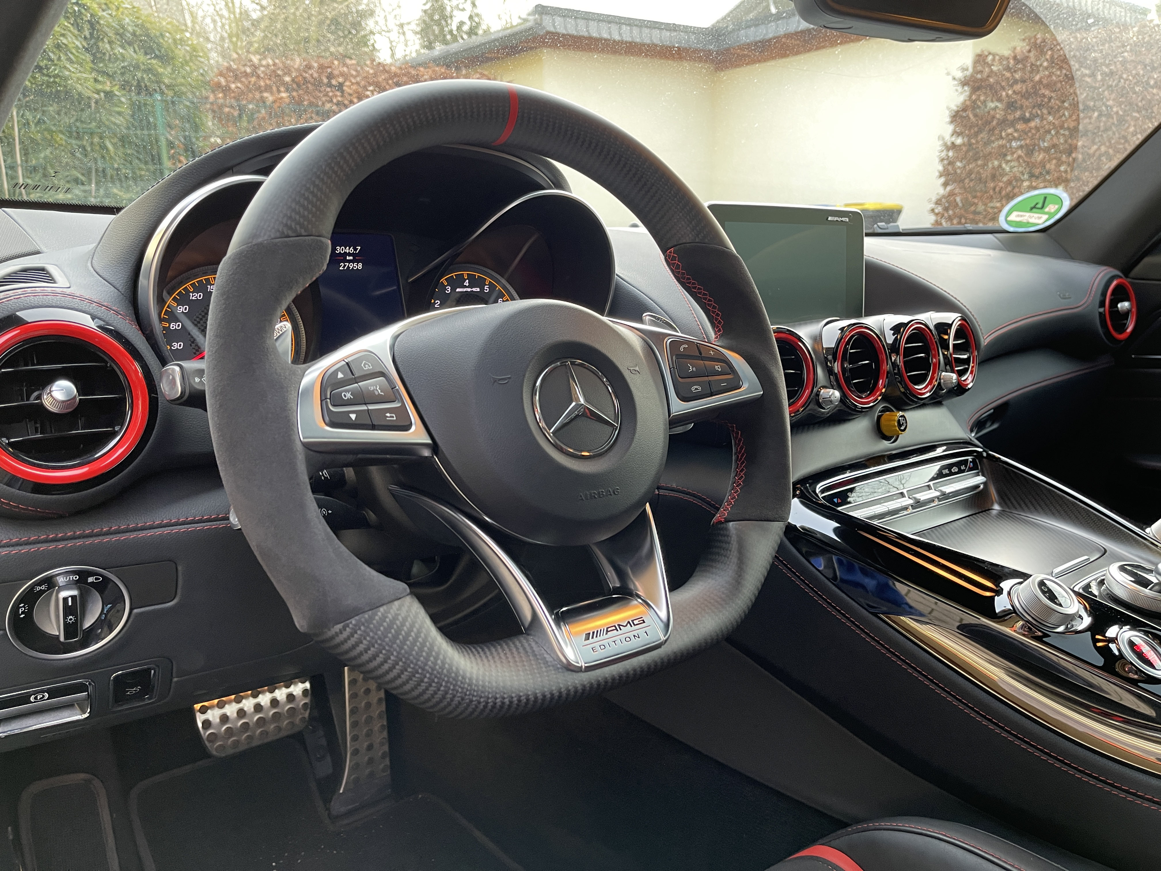 Schlüsselcover - Carbon für Mercedes