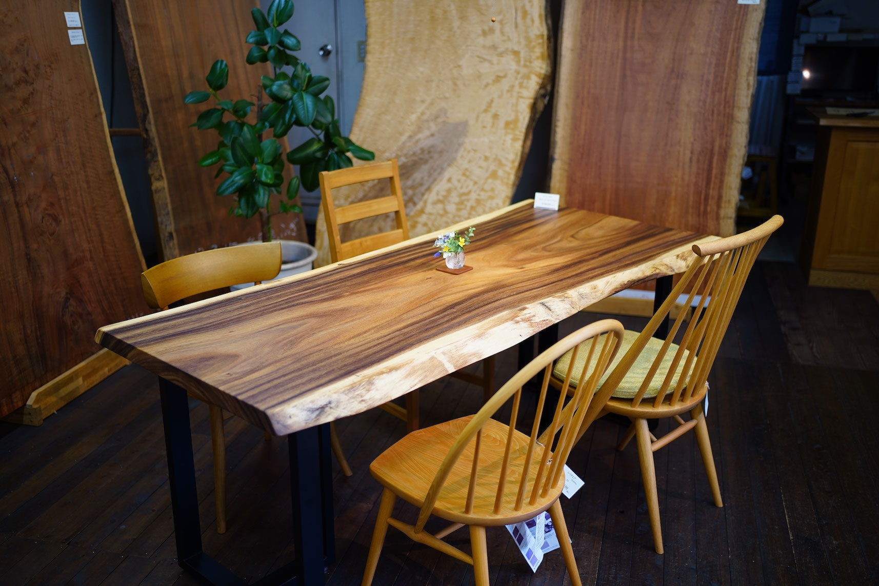 テーブル - 一枚板のテーブル きくら