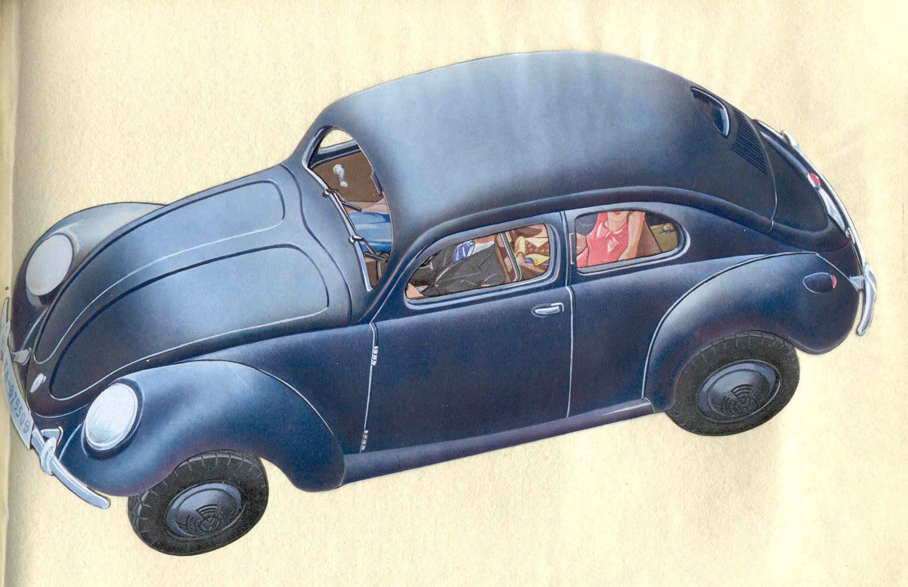 VW KÄFER/VOLKSWAGEN BEETLE ERWIN KOMENDA PORSCHE DESIGNER