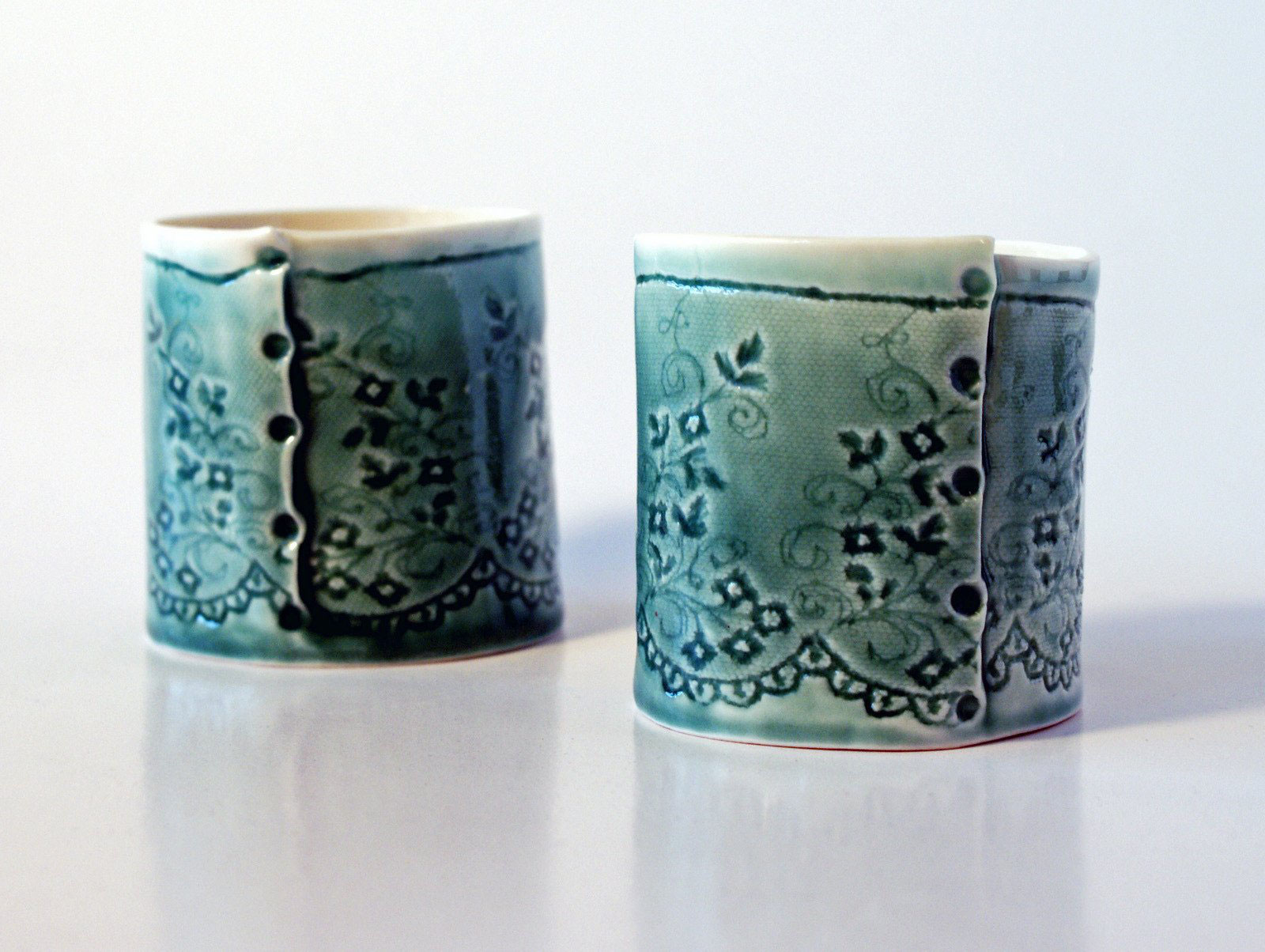 Gallery Of Work Cath Ball Stitched Ceramics