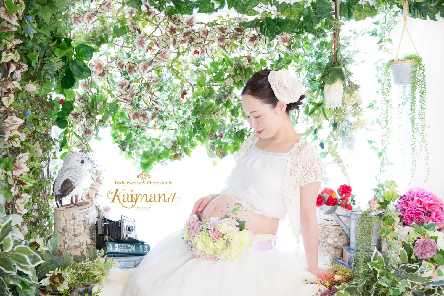 マタニティフォト用衣装 スカートと花冠 最高の マタニティフォト用衣装 スカートと花冠 最高の