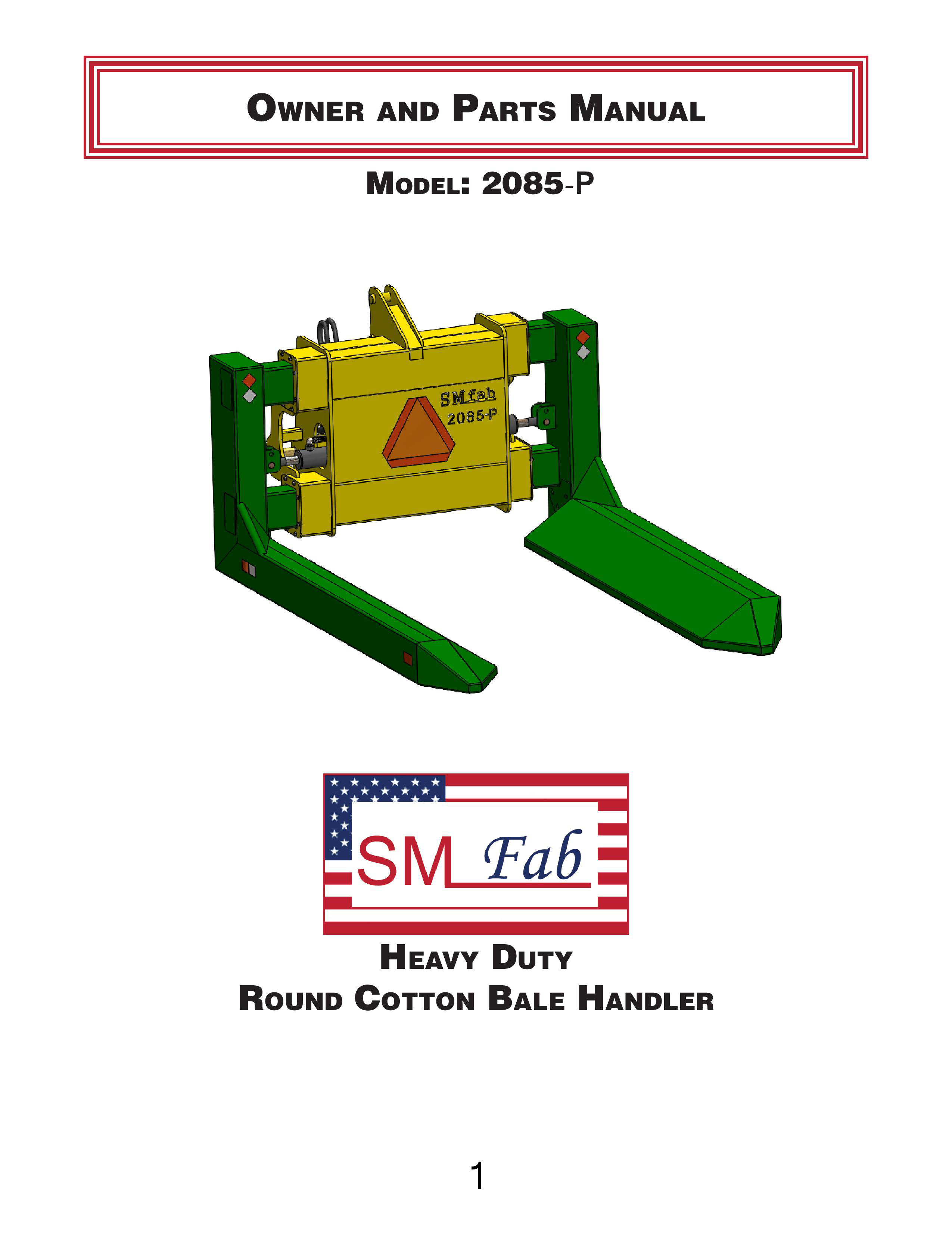 2085-P Parts Manual - SM FAB