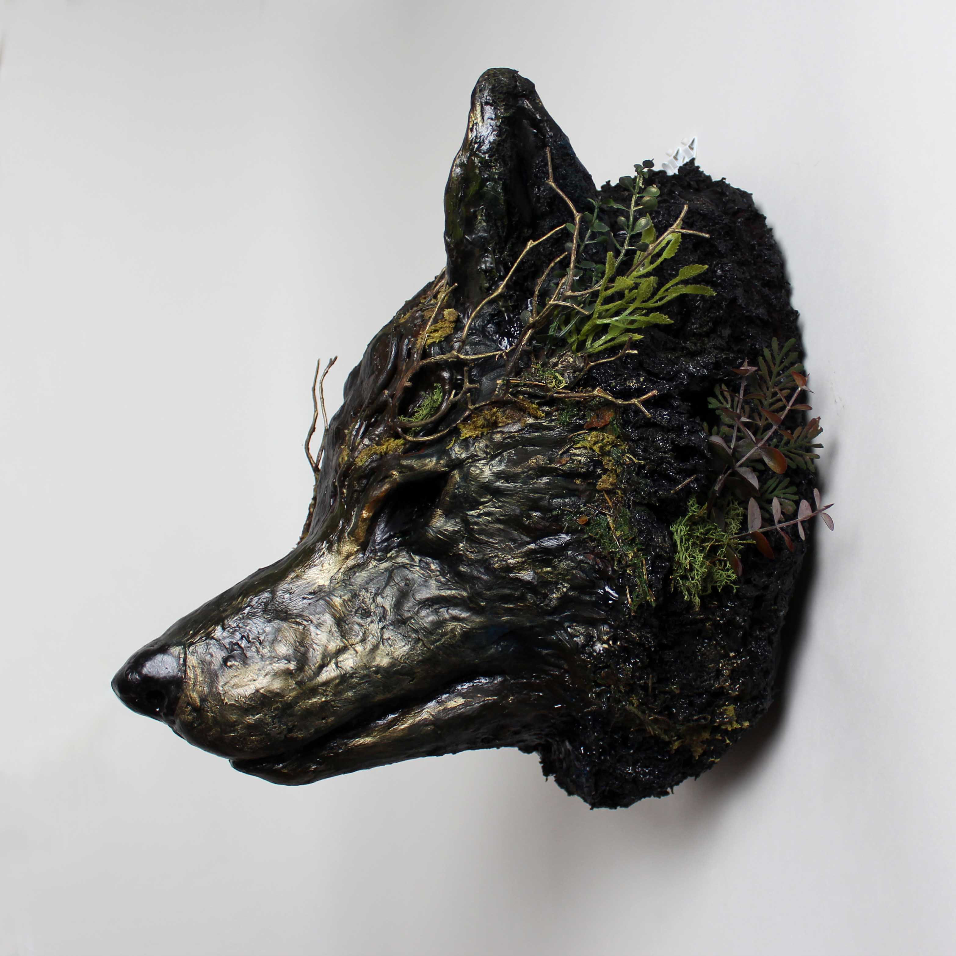 【迫力の神楽面 】般若面 木彫 敏秋作✨【ガハハ本舗お宝倉庫市】 時を感じる .