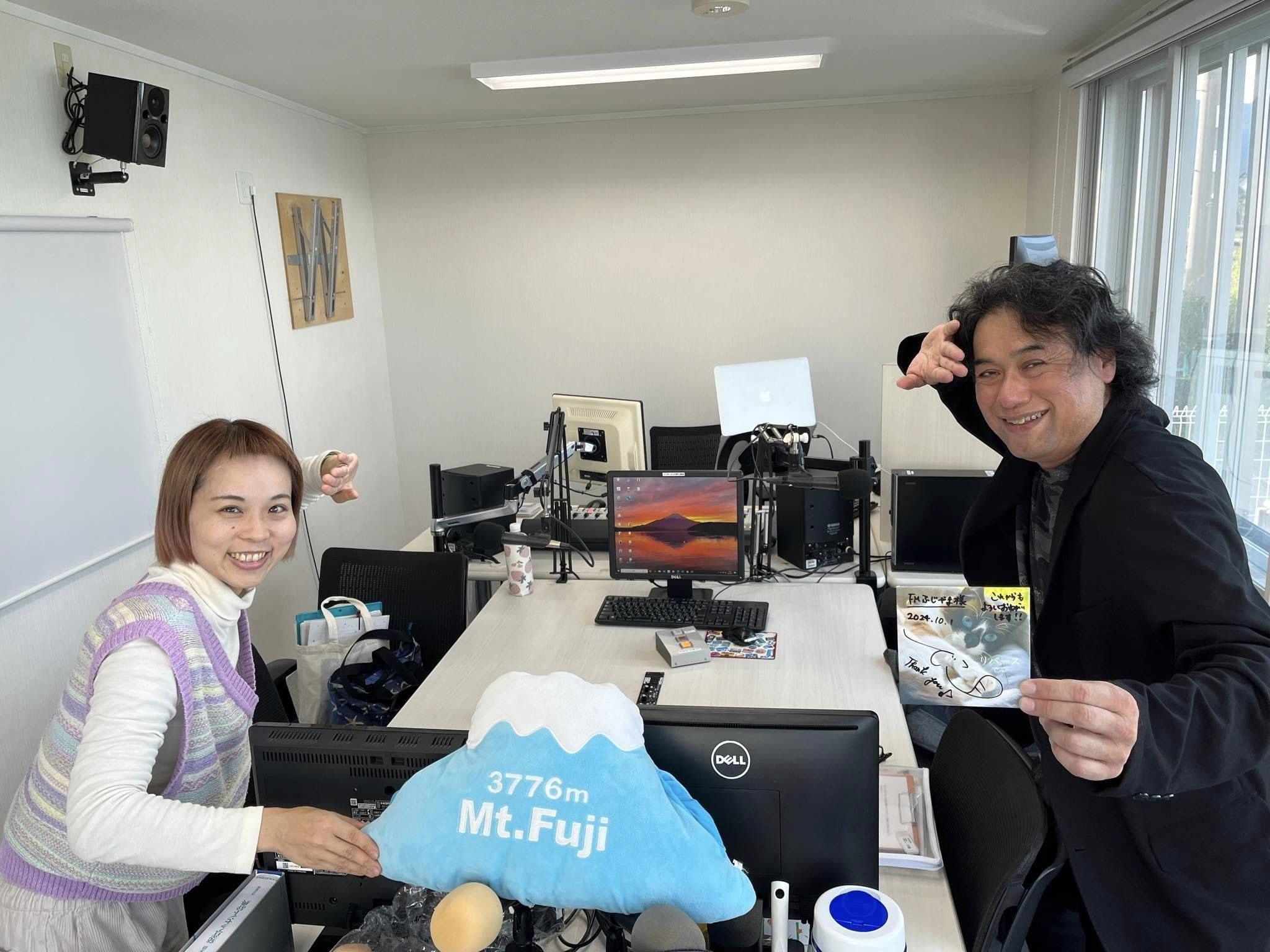 忍者Fujiyama(ニンニン)は〝FMふじやま〟木曜パーソナリティ- - 富士山