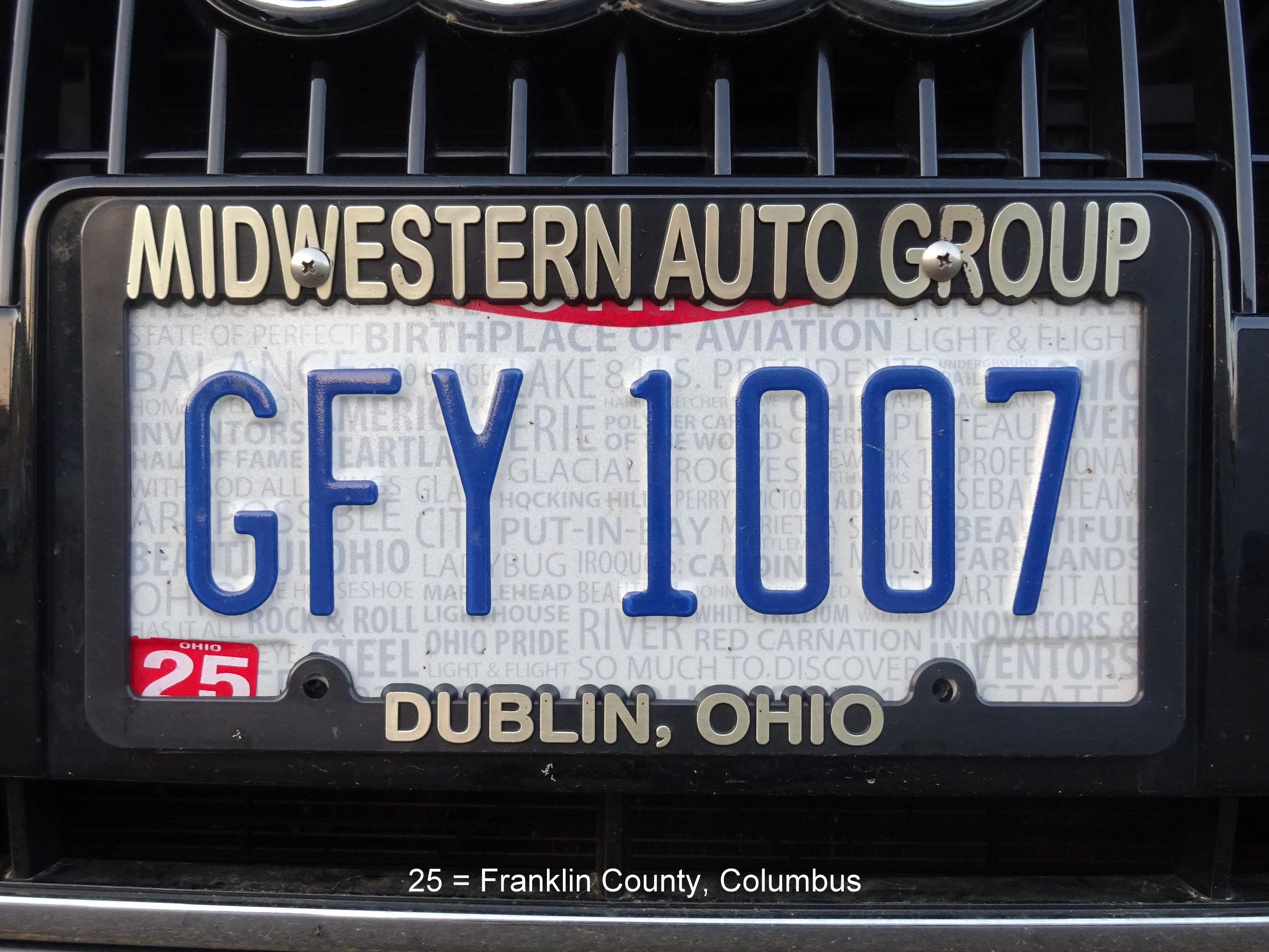 Ohio OH platesspotting seite!