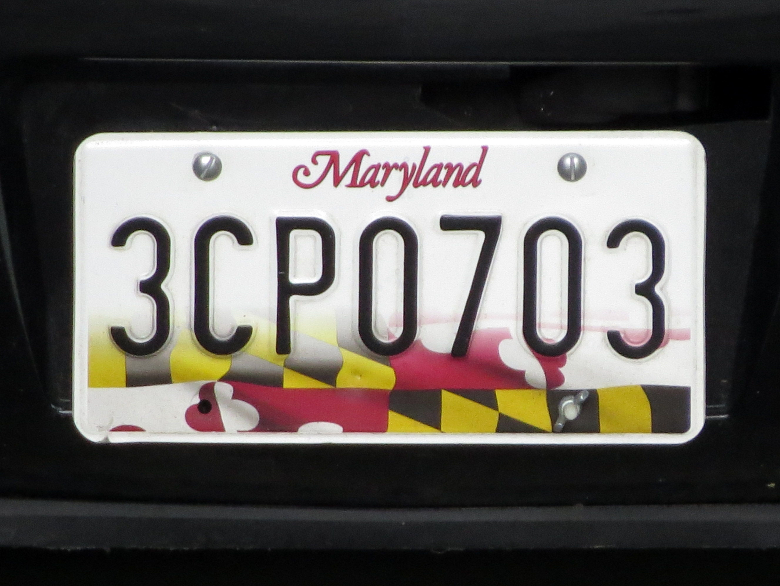 Maryland MD platesspotting seite!