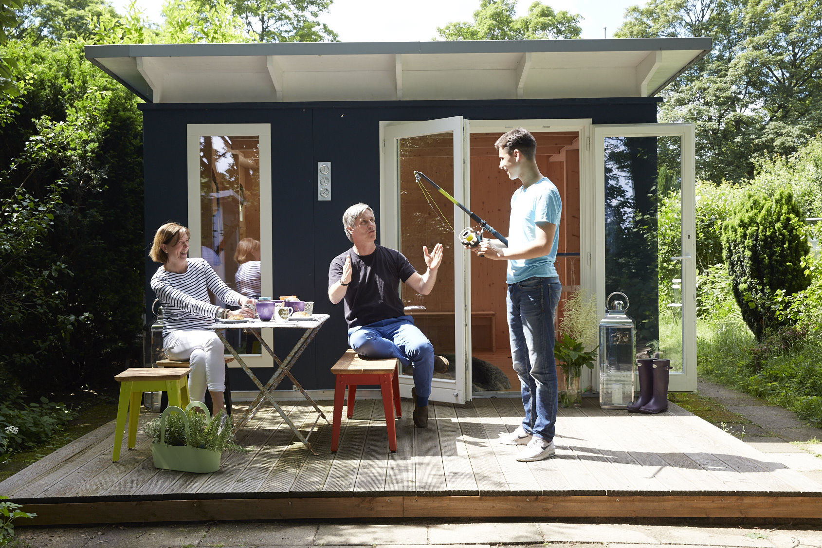 Hochwertige Gartenlaube Schnell Gebaut Zweithaus Gmbh