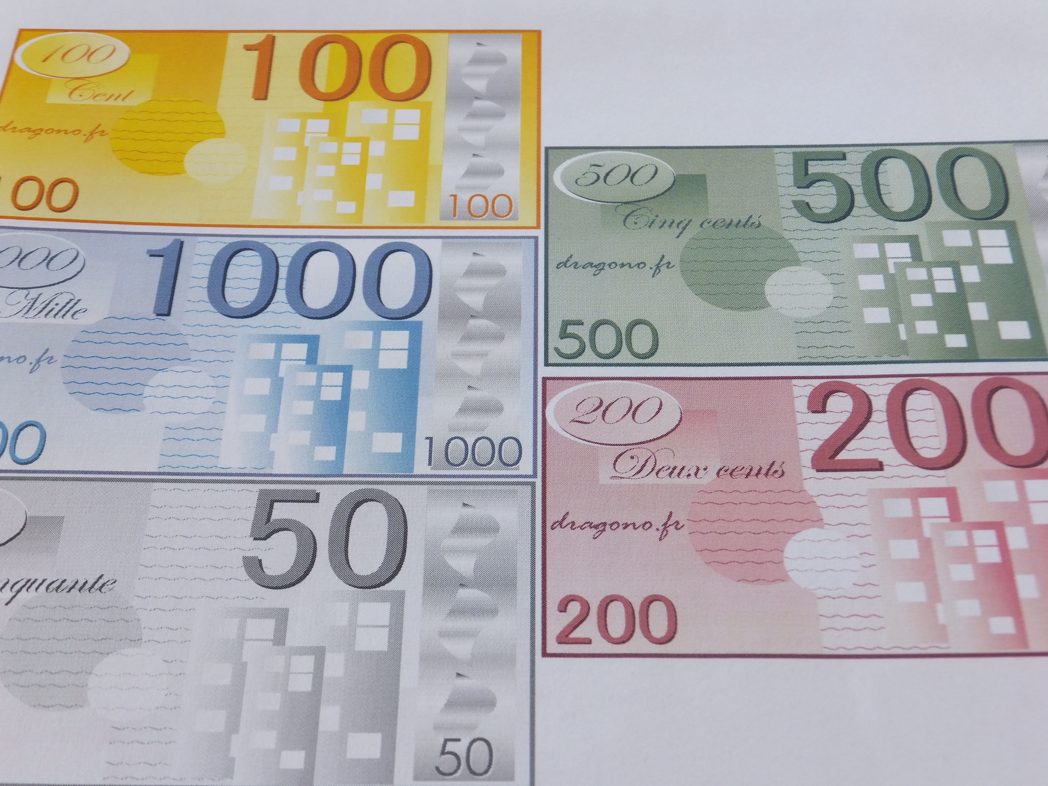 Faux Billet Pour Jouer Faux Billet Pour Jouer à Imprimer - Communauté MCMS