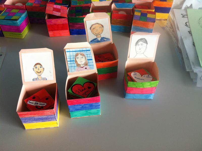 Cadeau Fête Des Mères à Fabriquer Cm1 La boite d'amour pour la fête des mères - Enchantons l'école