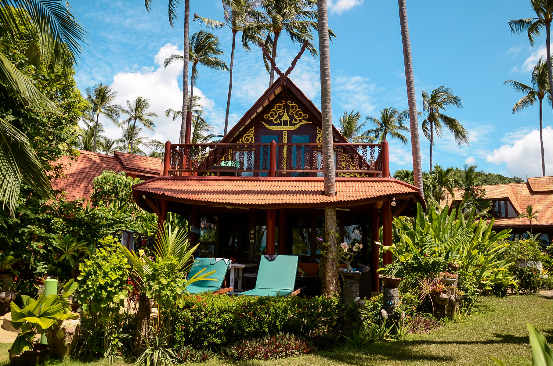 Strandvilla mit 2,5 SZ in erster Reihe Koh Samui Thailand Bungalows